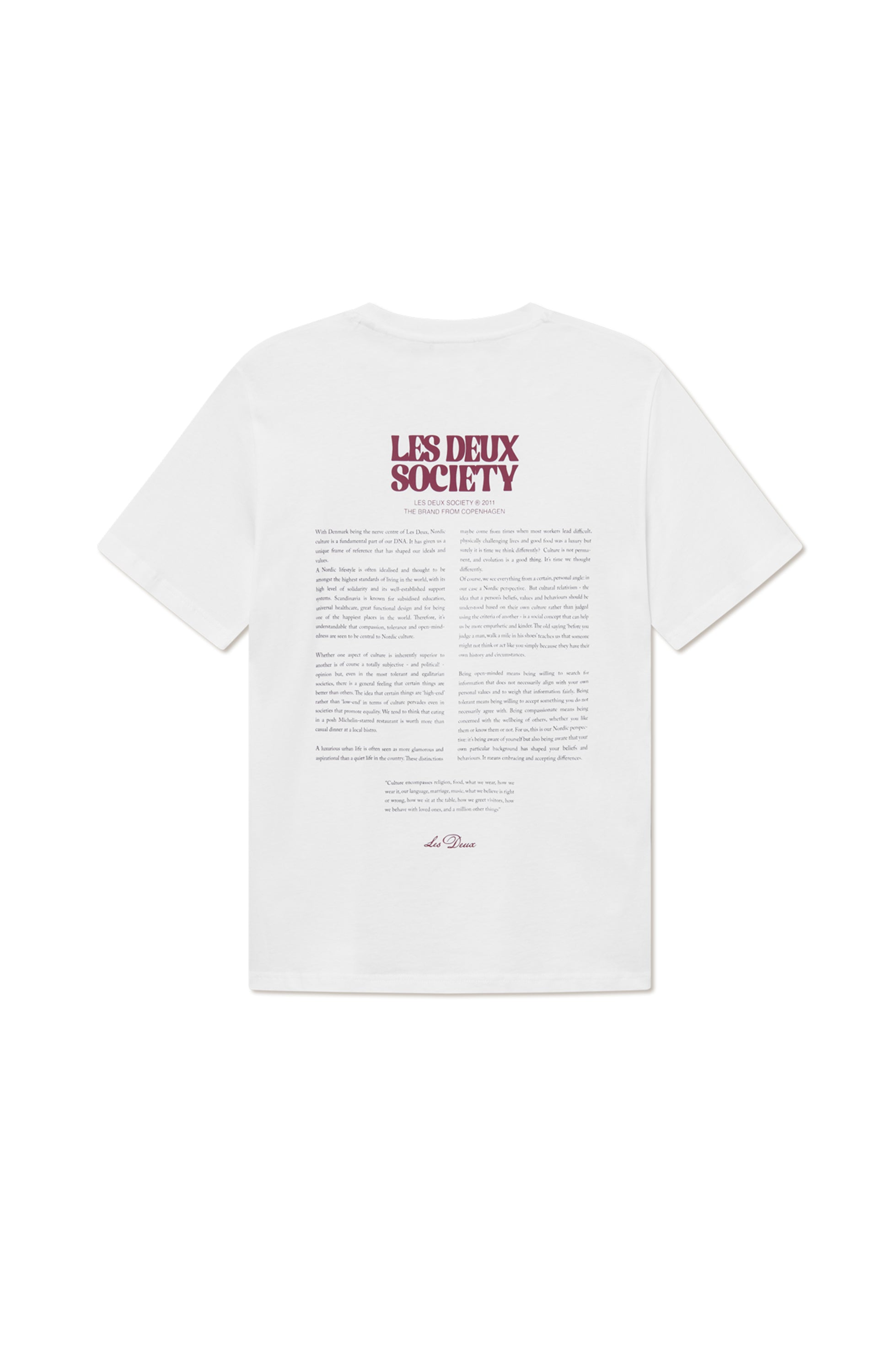 Les deux White Regular fit t-shirt society image 8