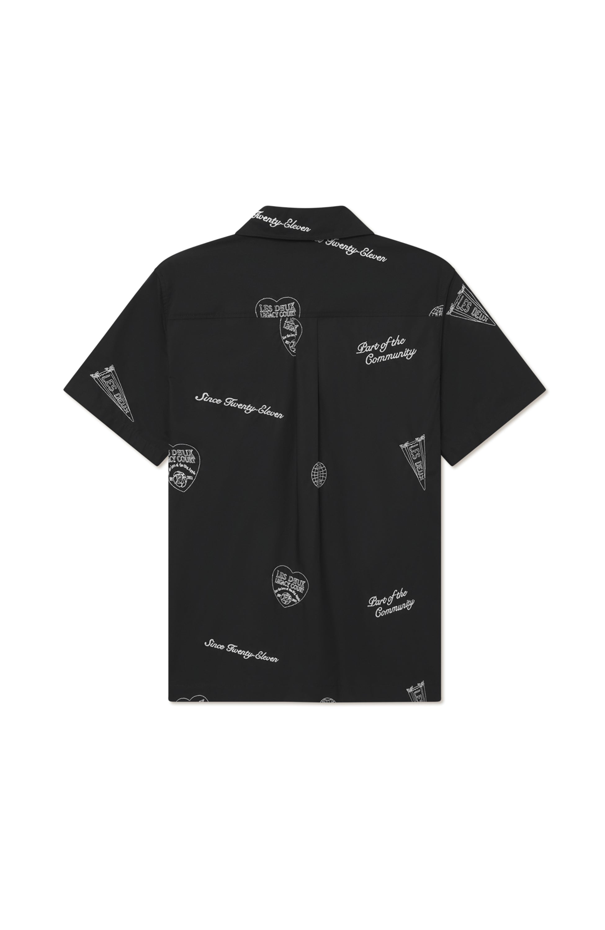 Les deux Black Short sleeve shirt hendrix aoe ss image 8