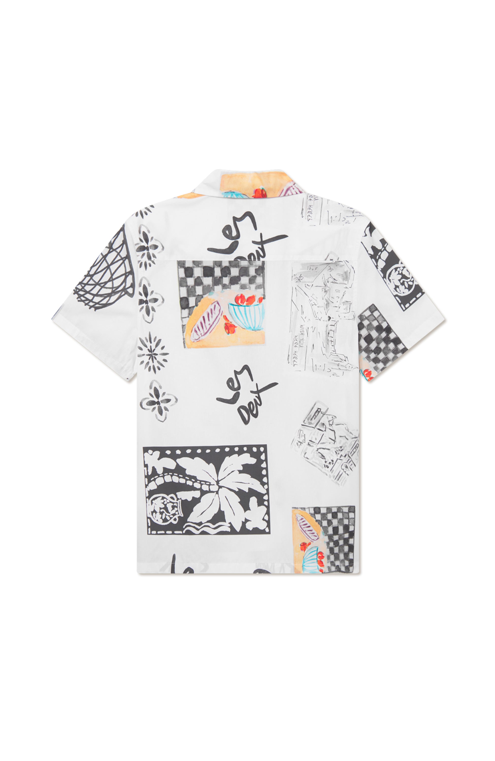 Les deux Neutral Short sleeve shirt kamar aop ss image 9