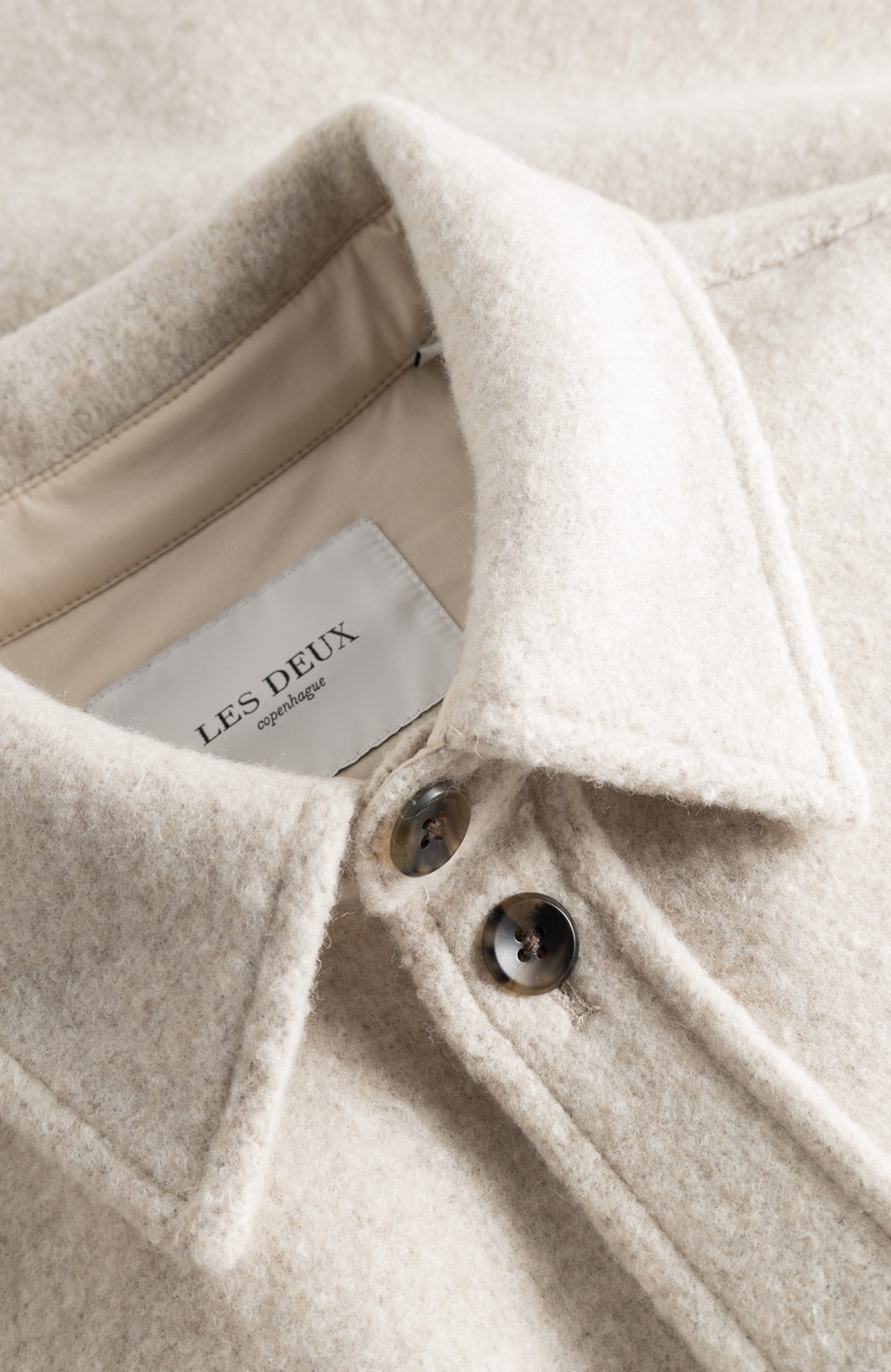 Les deux Neutral Bouclé overshirt lennon image 9