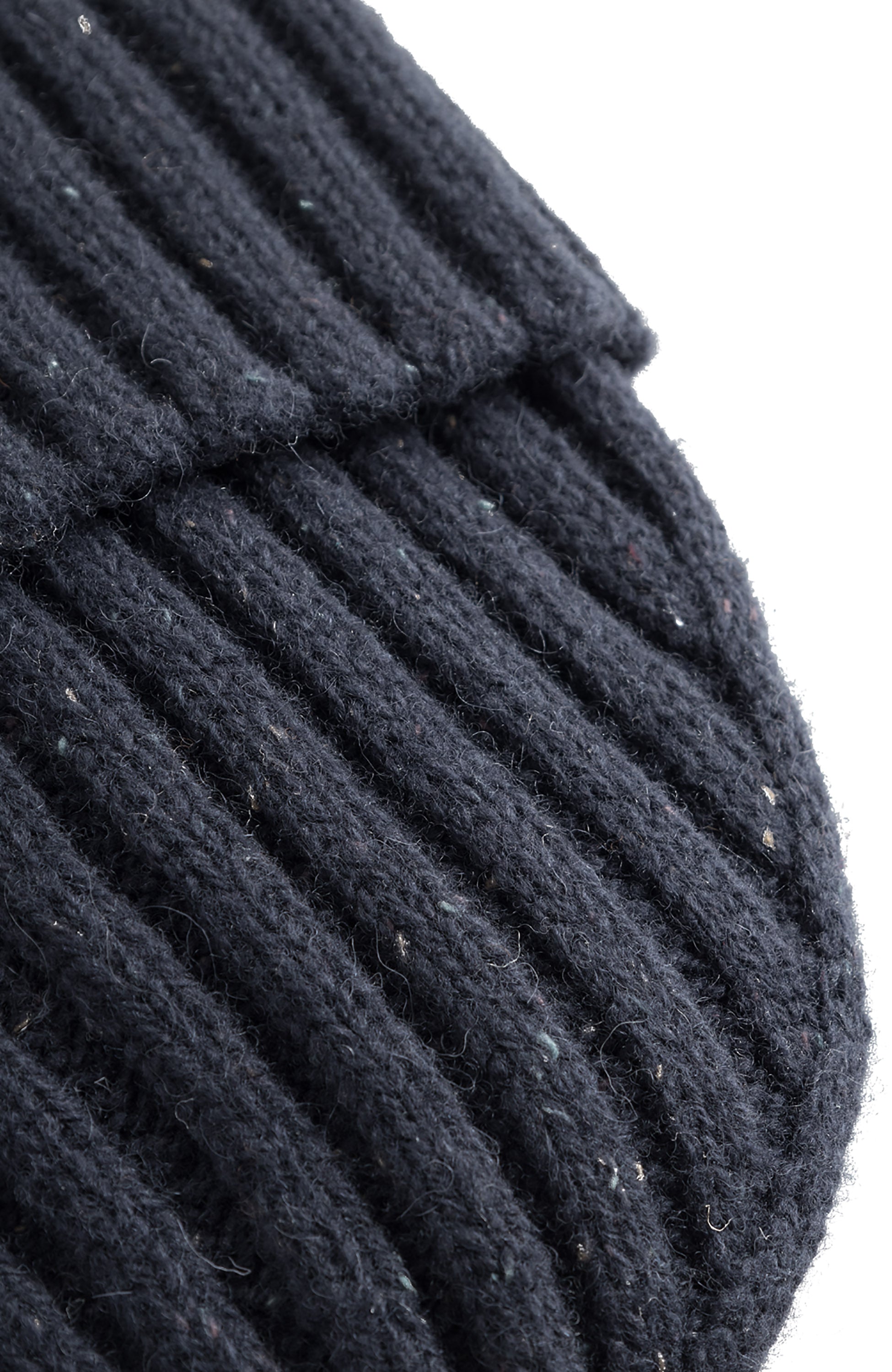 Les deux Navy Ribbed beanie wells fleck image 5