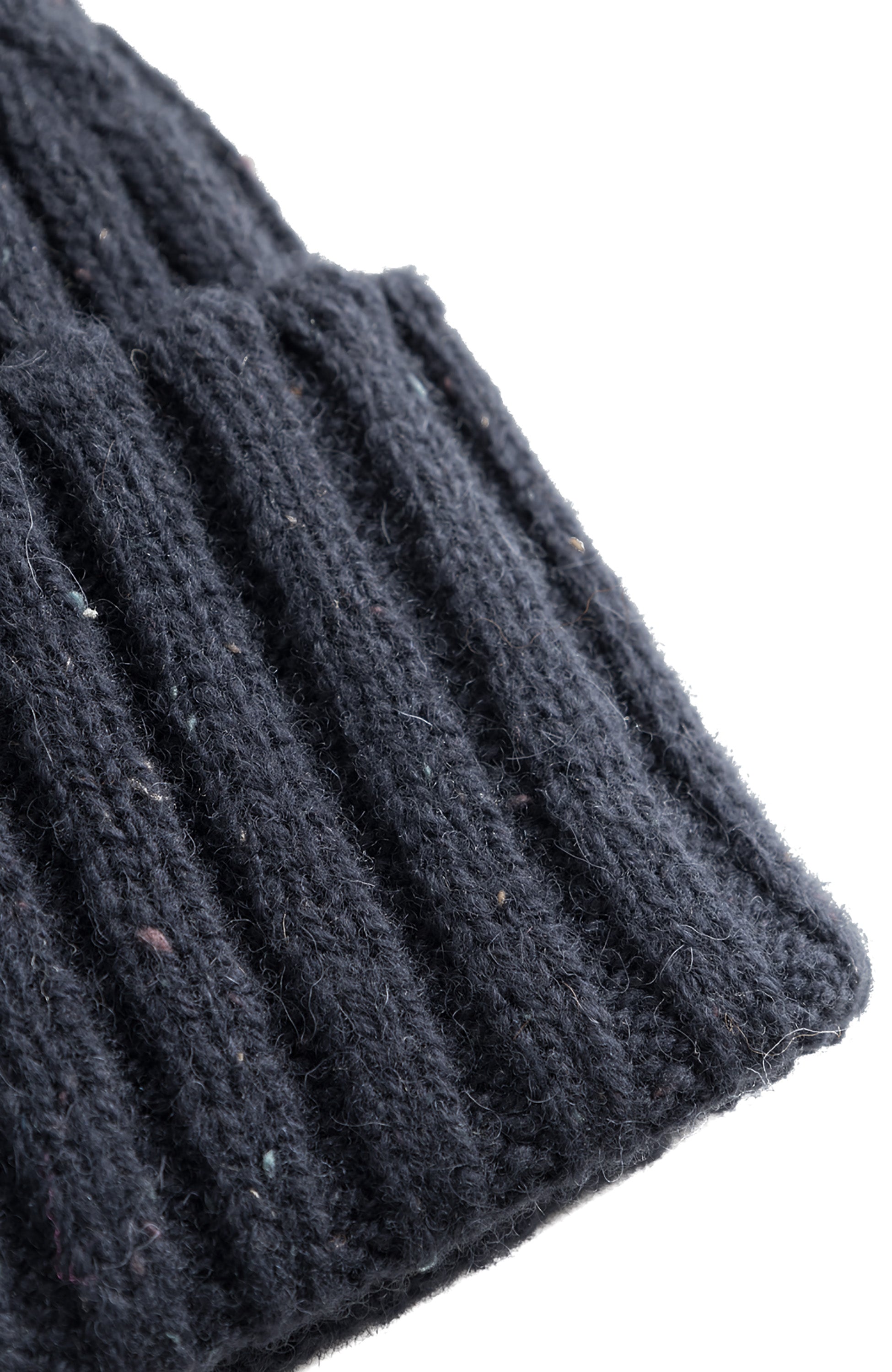 Les deux Navy Ribbed beanie wells fleck image 6