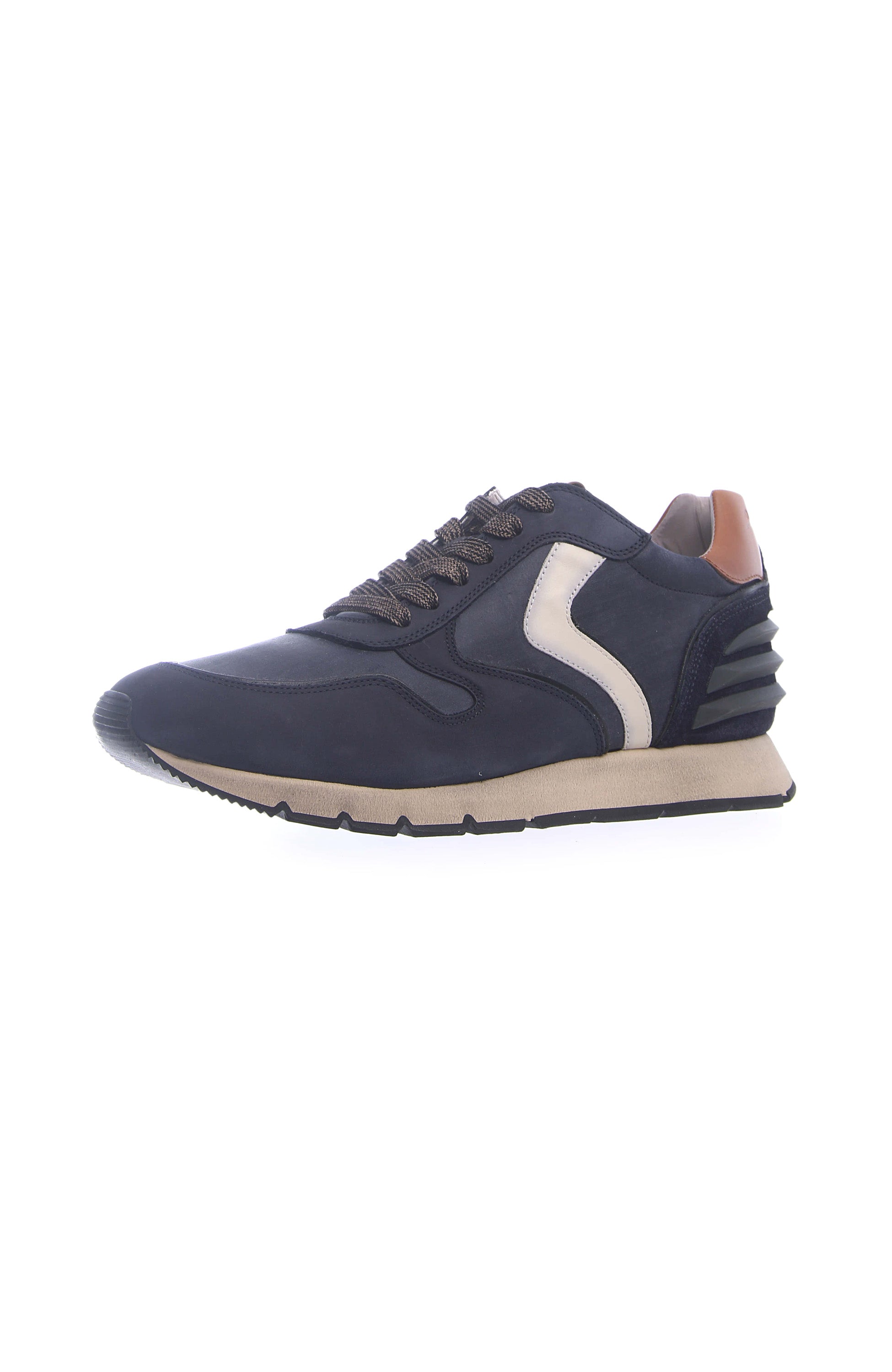 Voile blanche Navy Sneakersy z nubuku liam power image 3