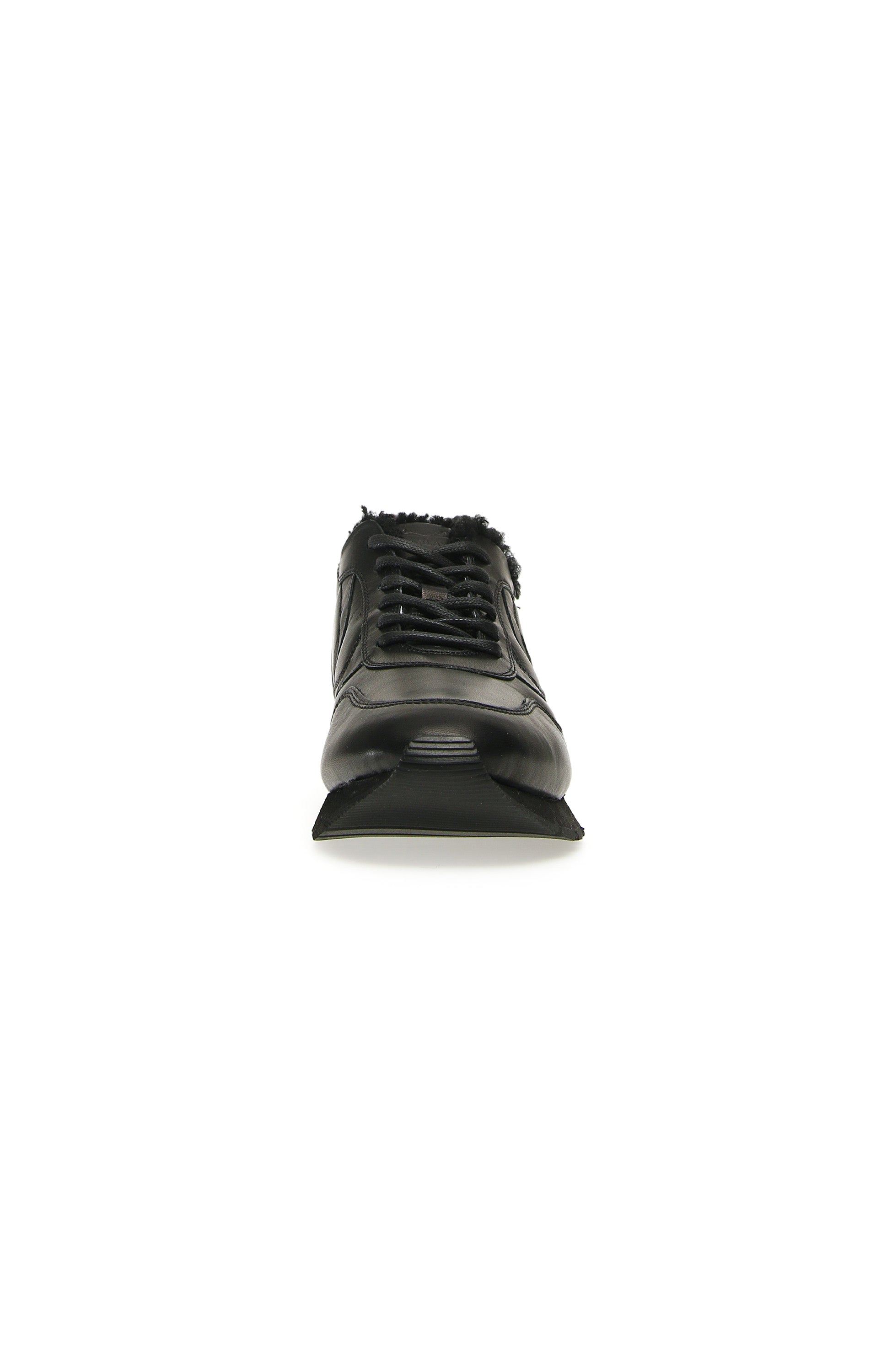 Voile blanche Black Skórzane sneakersy liam pump image 3