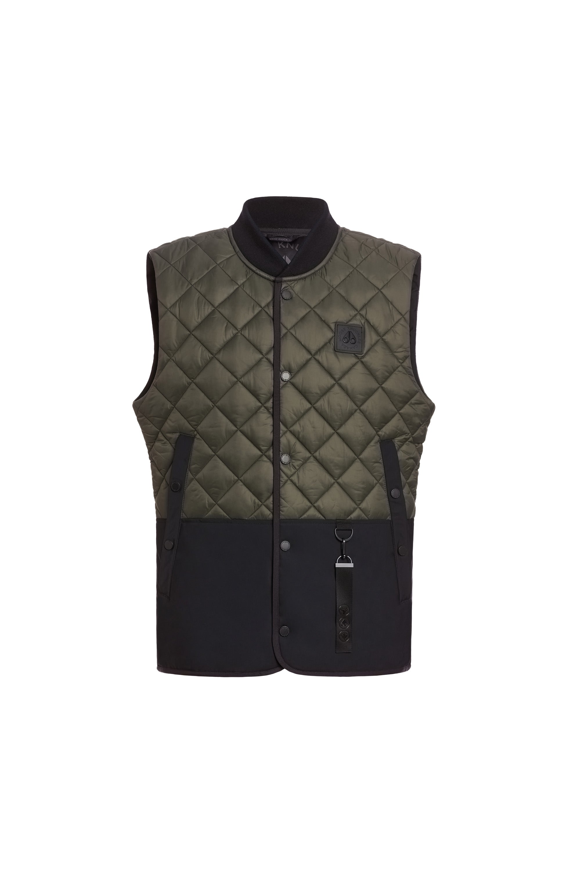 Moose knuckles Green Tepitud vest logo embleemiga clearwater image 11