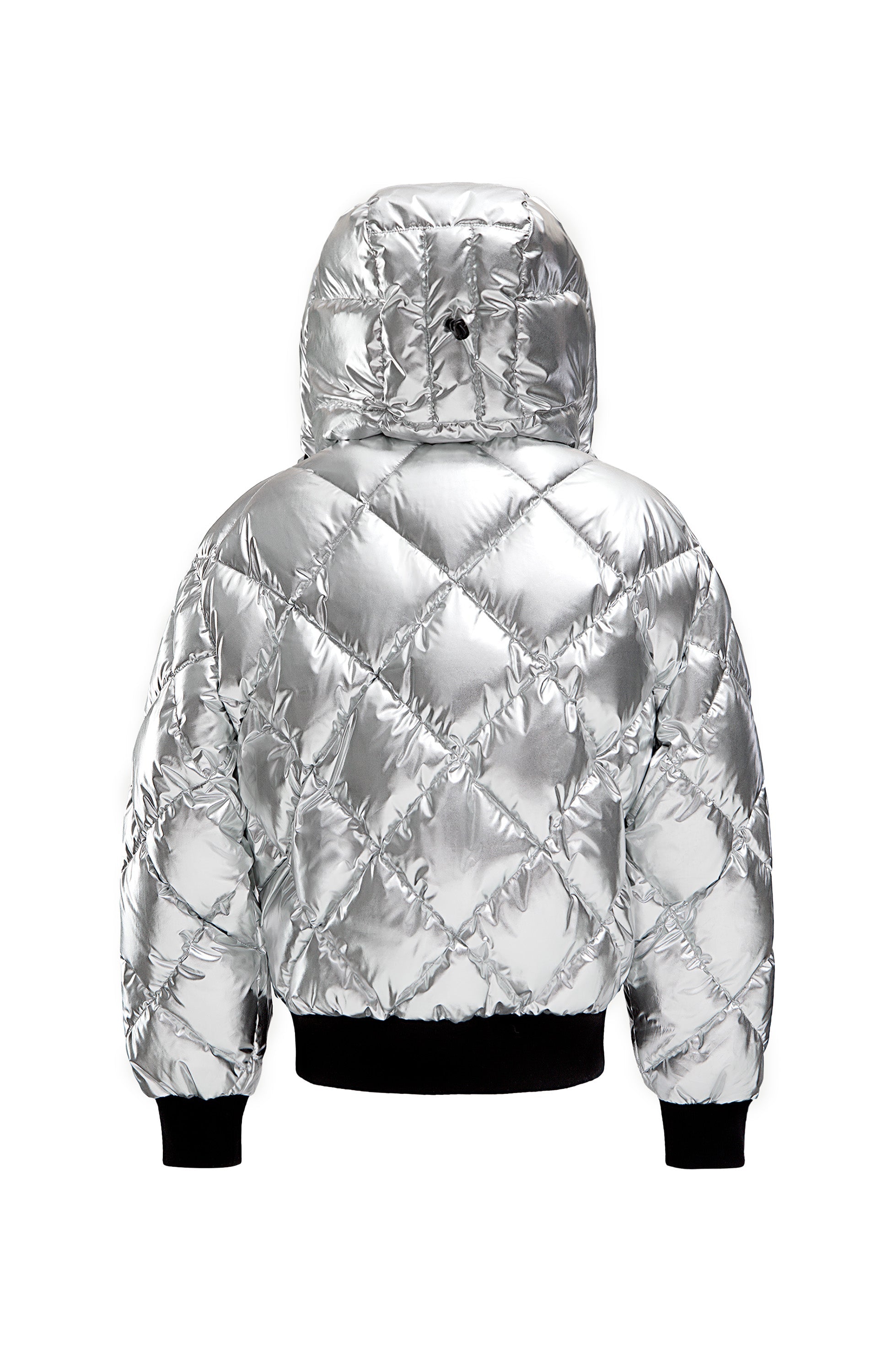 Moose knuckles Silver Metalse viimistlusega polsterdatud jope bankhead image 12