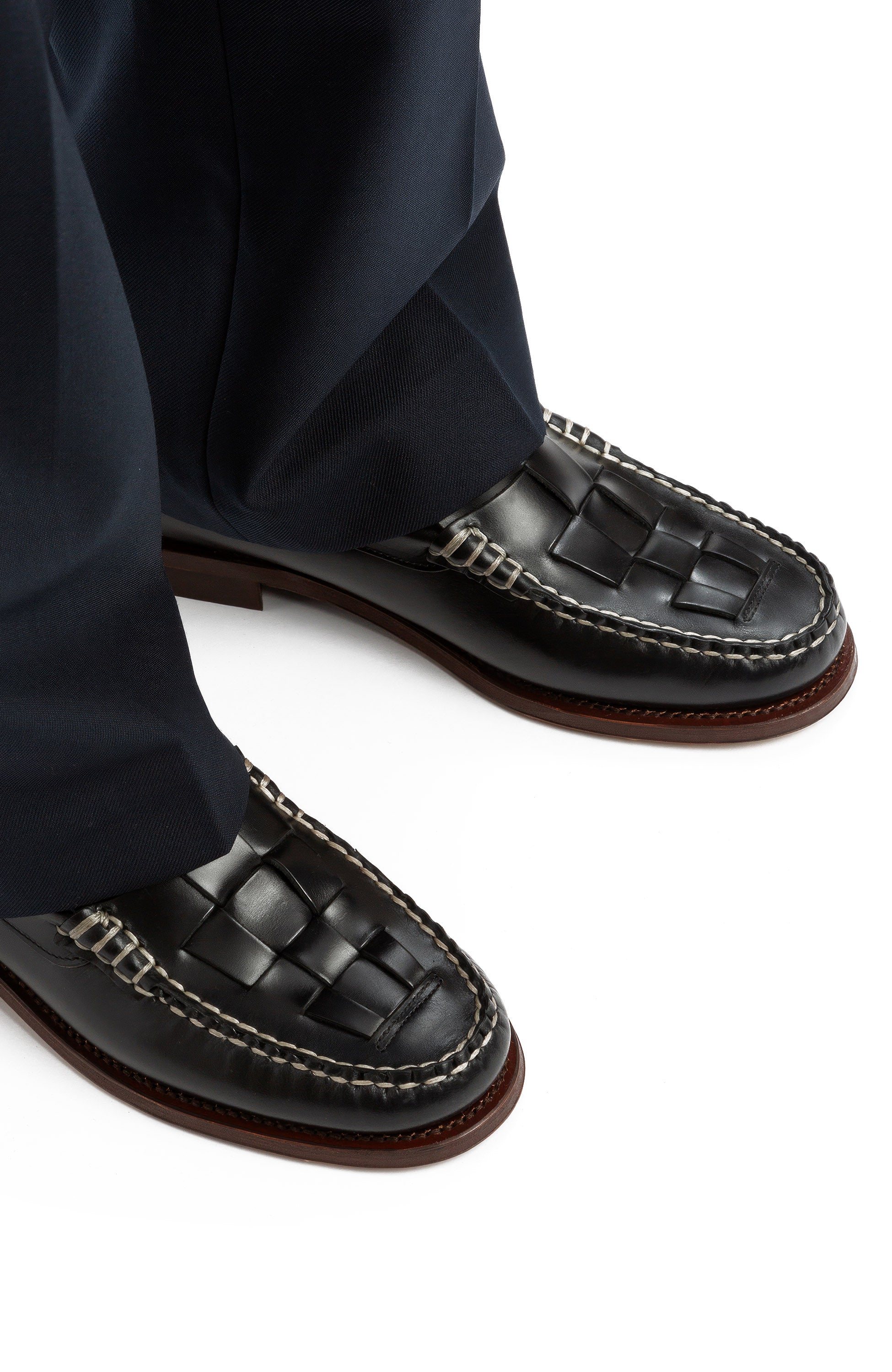 Hereu Black Slip-on loafers nombela image 4