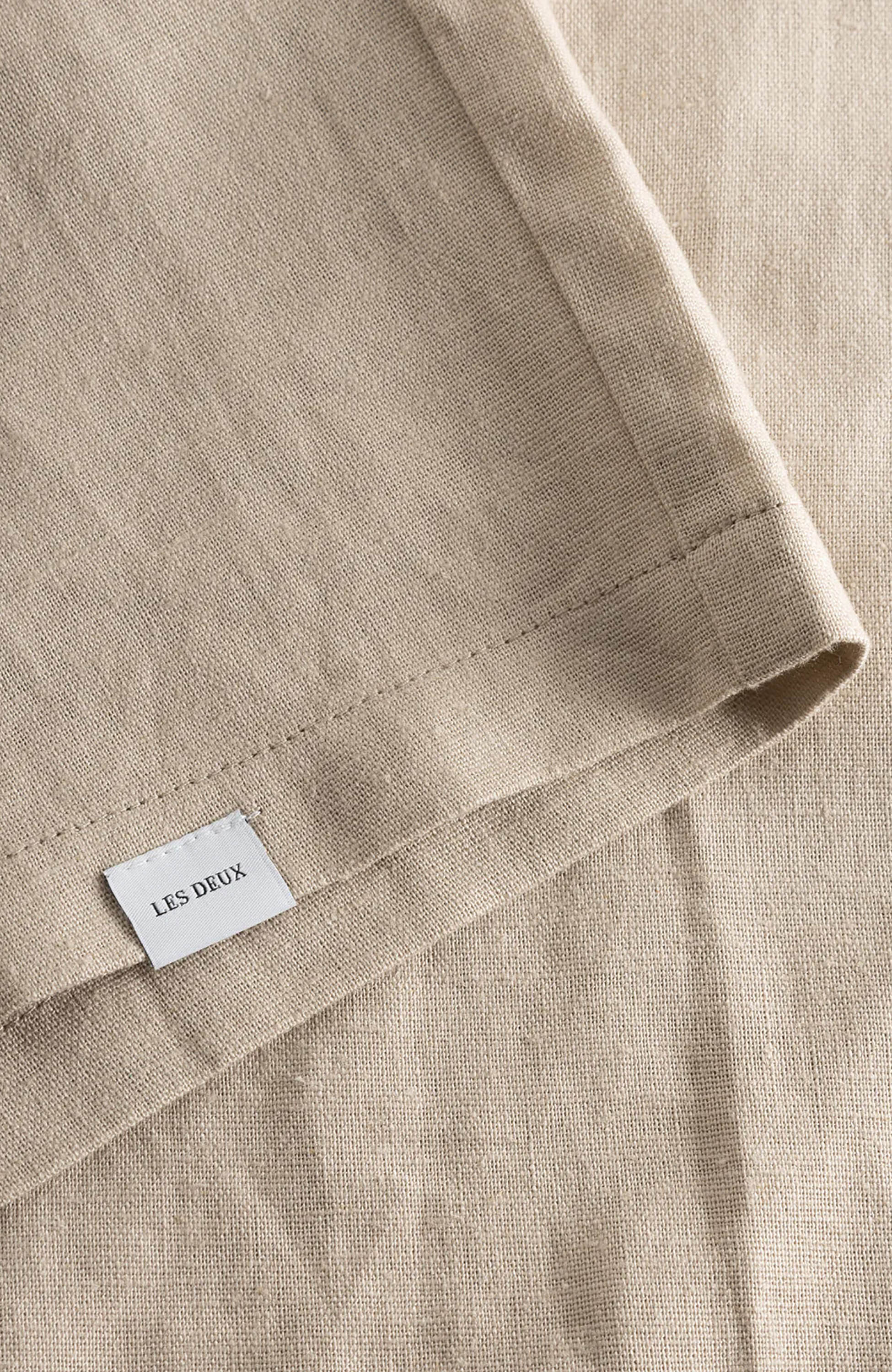 Les deux Neutral Drawstring linen shorts otto image 10