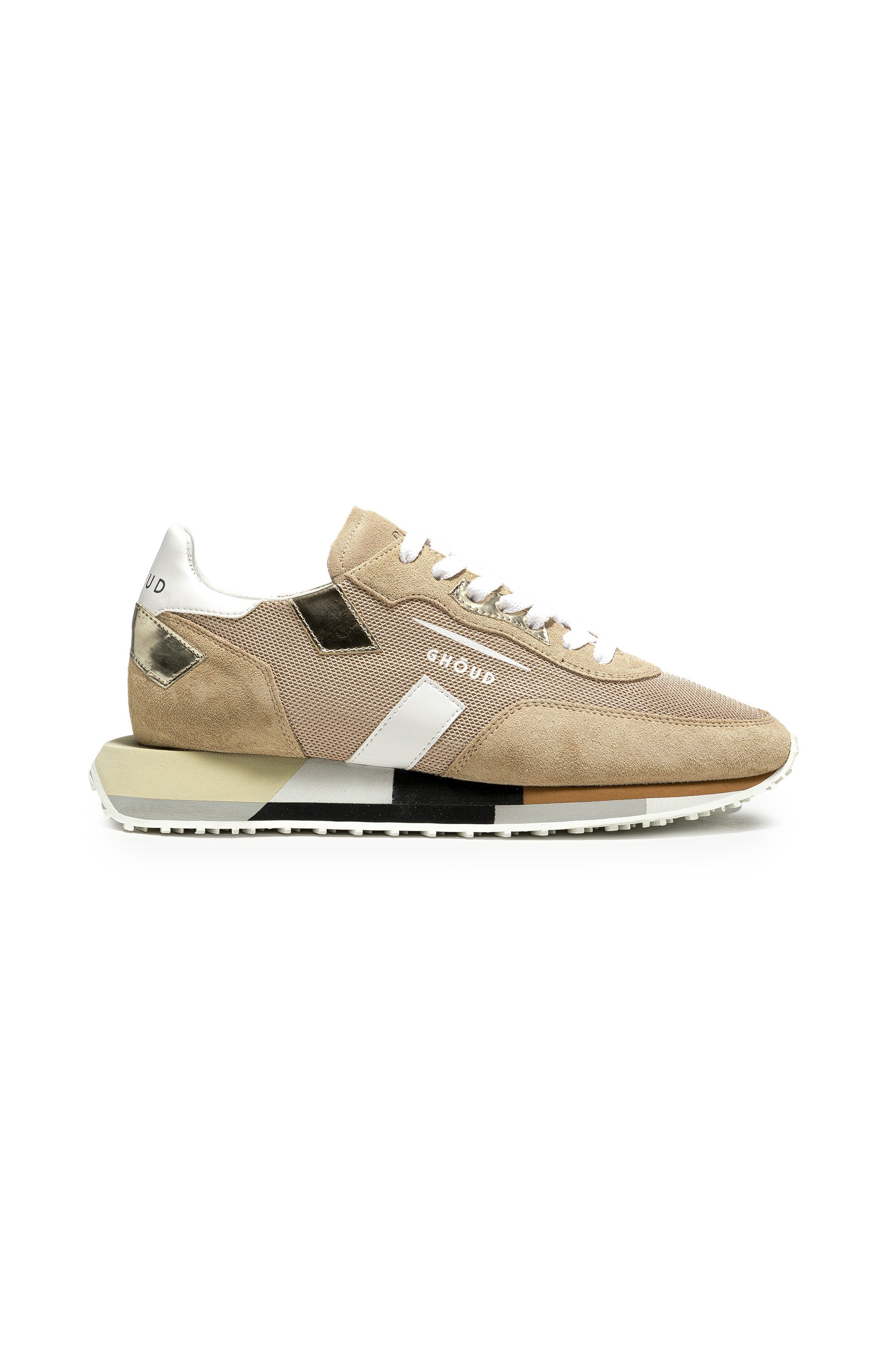 Ghoud Multicolor Mitmevärvilise tallaga seemisnahast tossud rush low top image 1