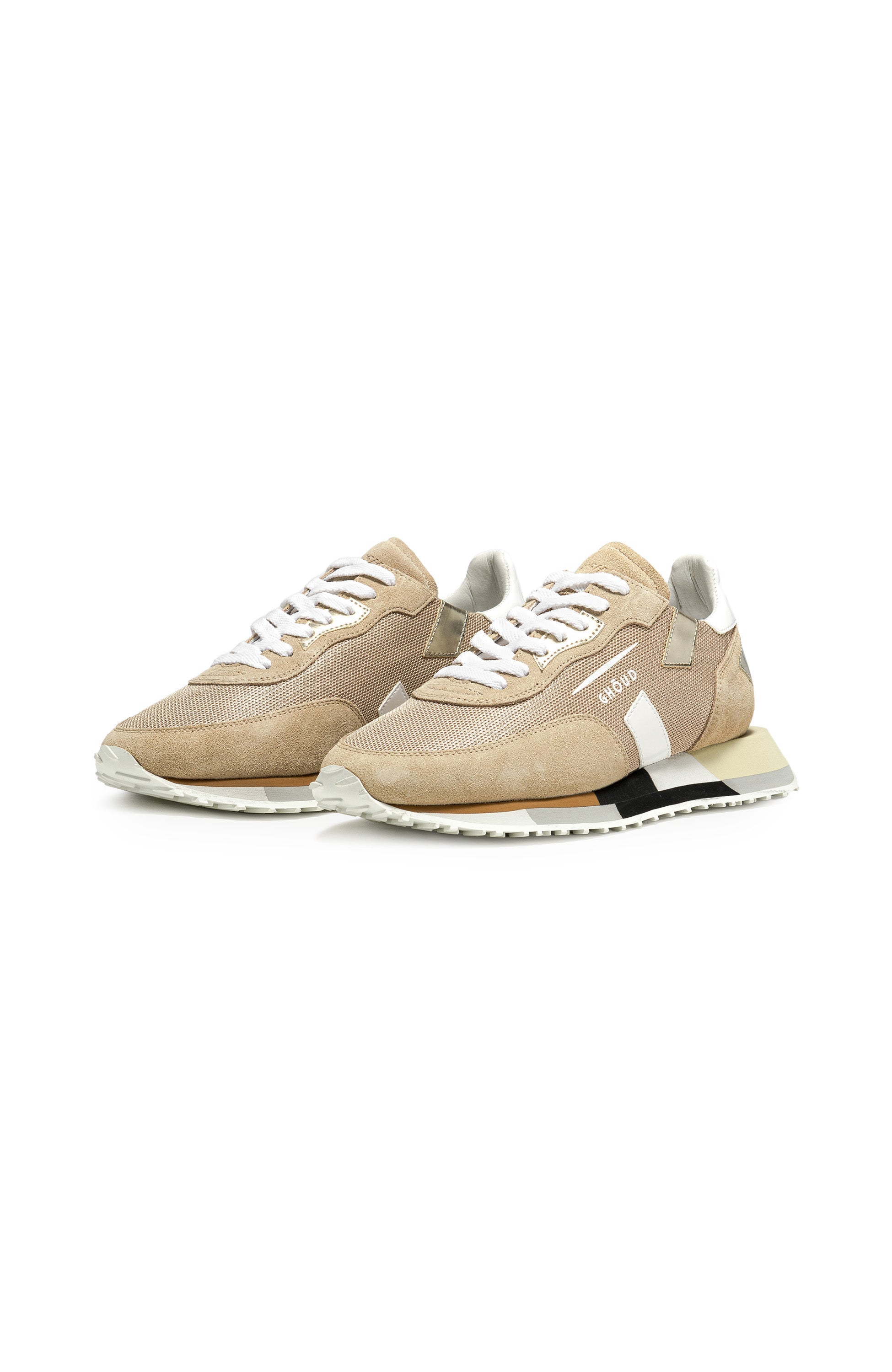 Ghoud Multicolor Mitmevärvilise tallaga seemisnahast tossud rush low top image 3