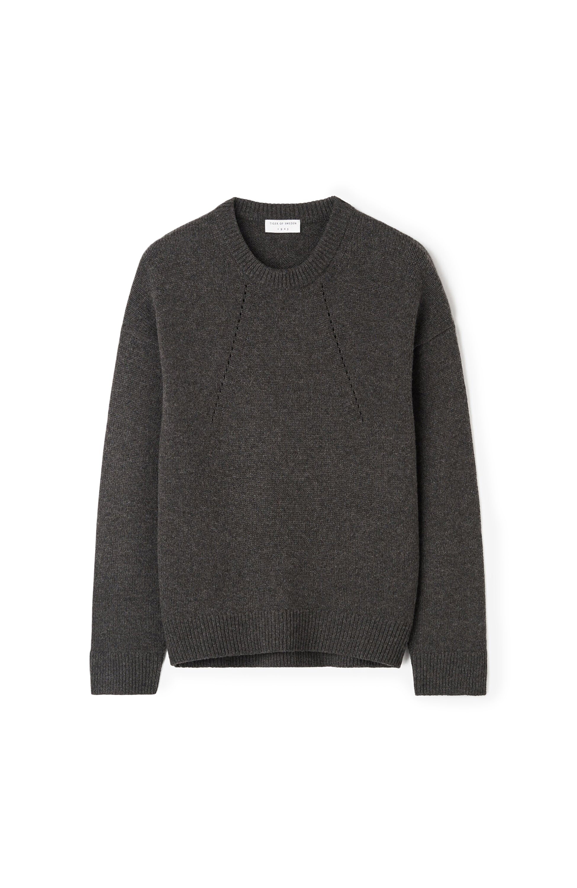 Tiger of sweden Grey Ümara kaelusega villast pullover likha image 7