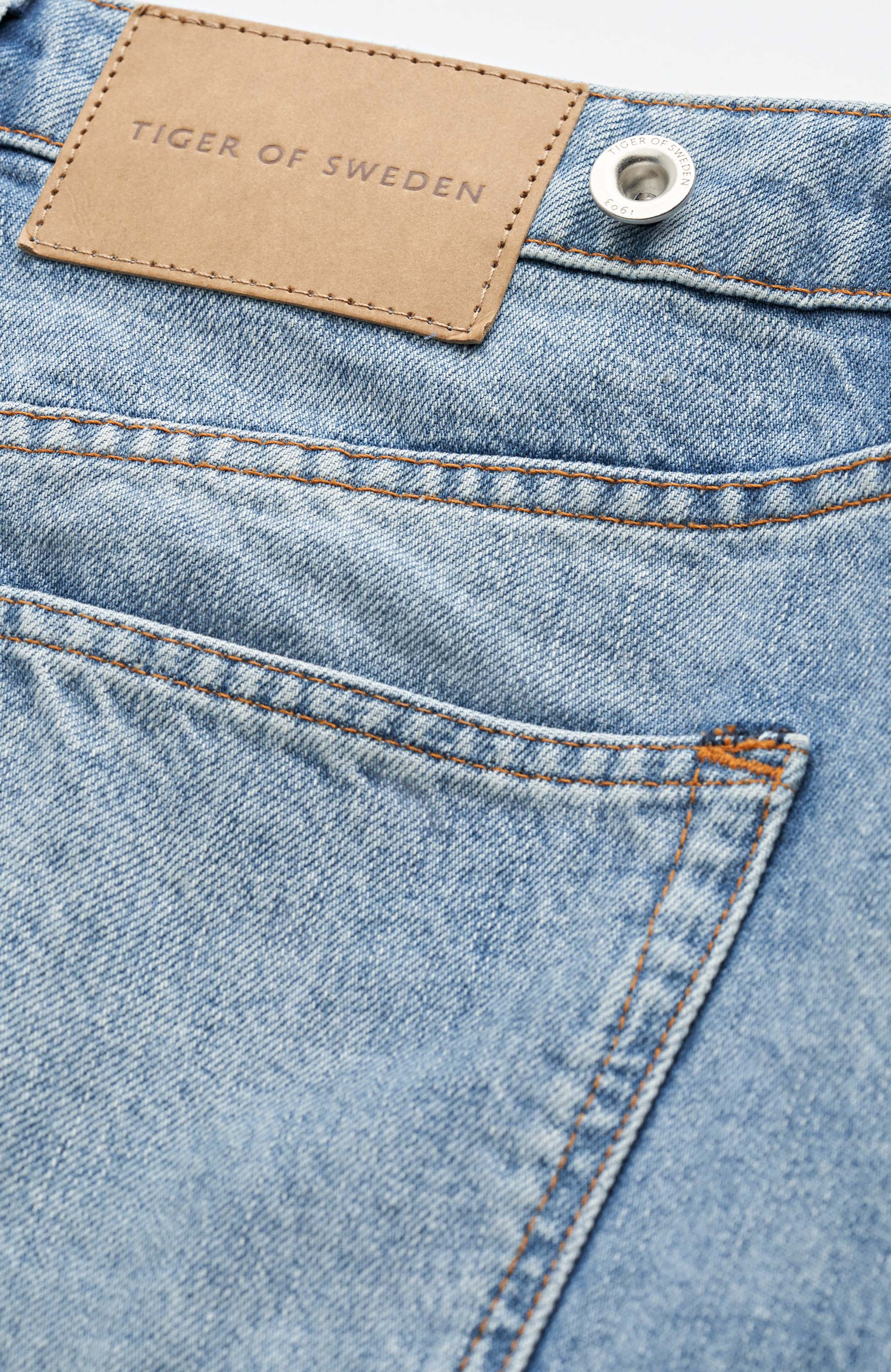 Tiger of sweden Blue Front-slit denim skirt tillis image 10