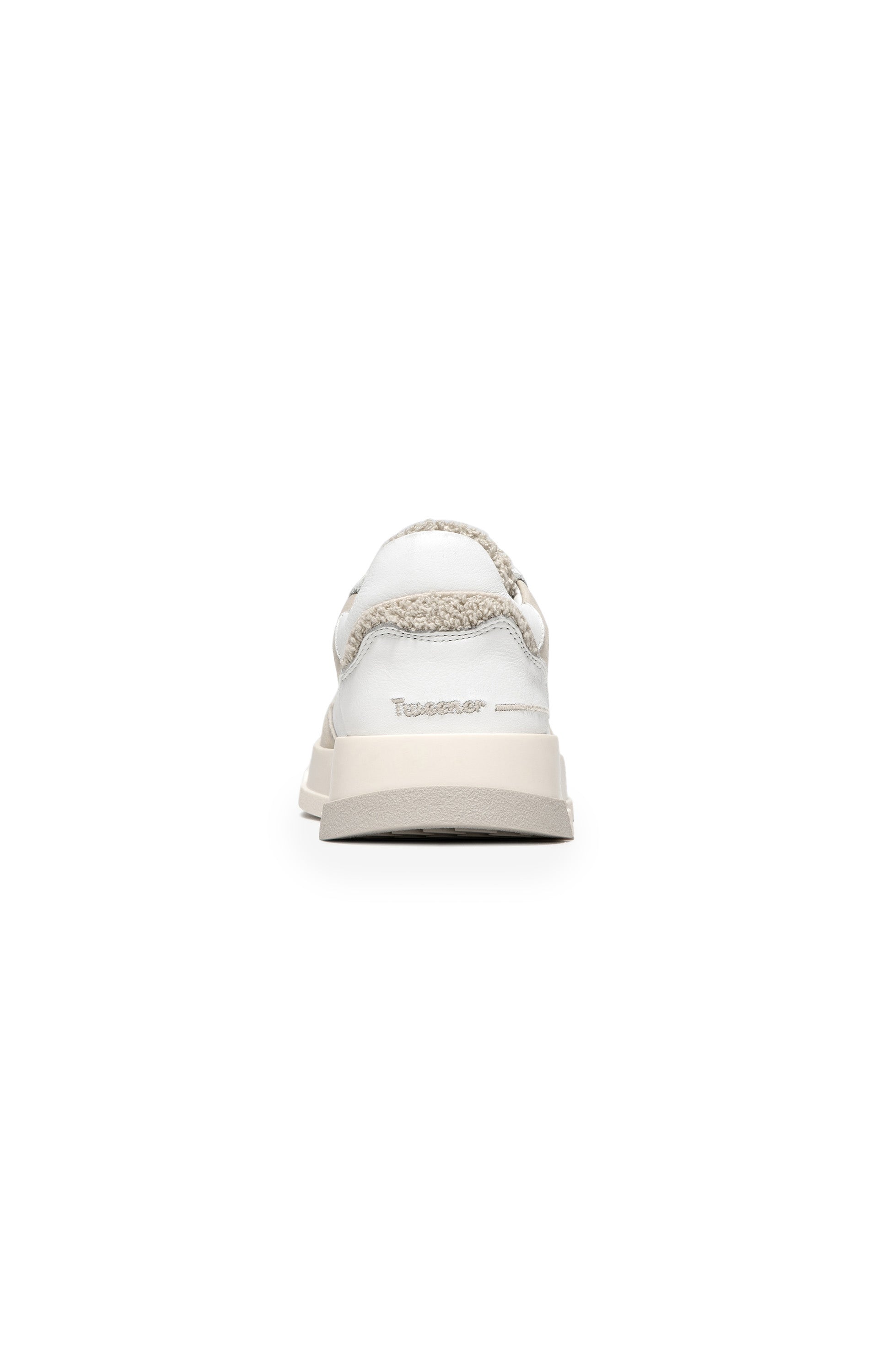 Ghoud White Tekstuursete detailidega nahast tossud tweener image 4