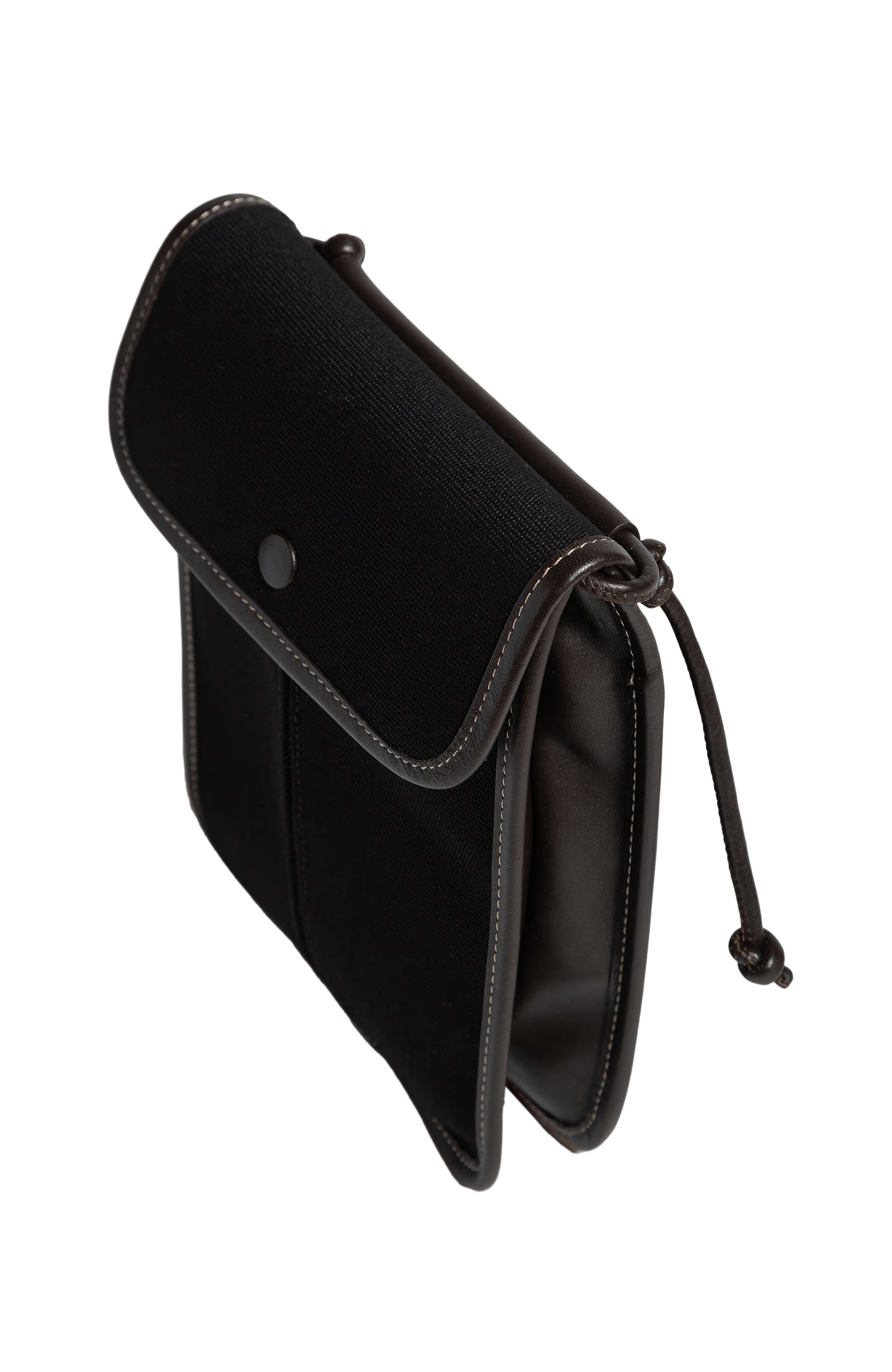 Hereu Black Square-flat crossbody bag terra canvas image 4