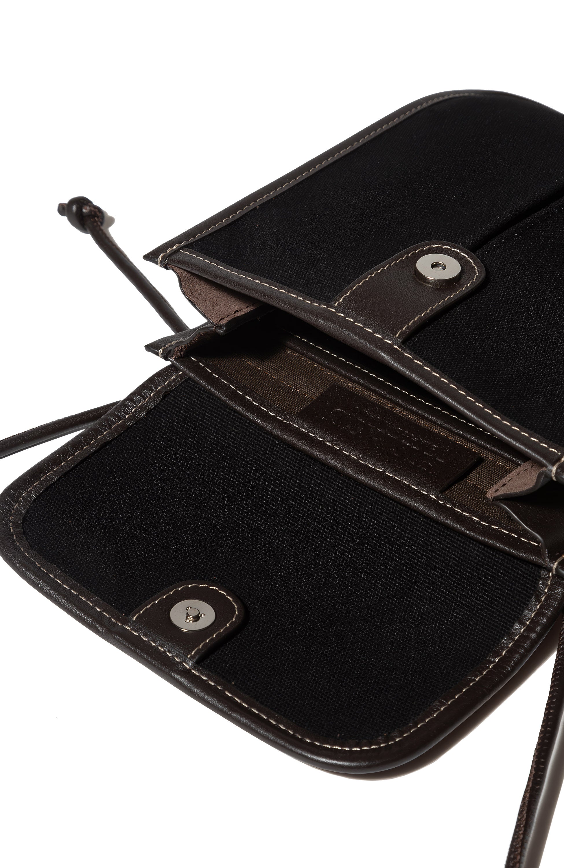 Hereu Black Square-flat crossbody bag terra canvas image 5