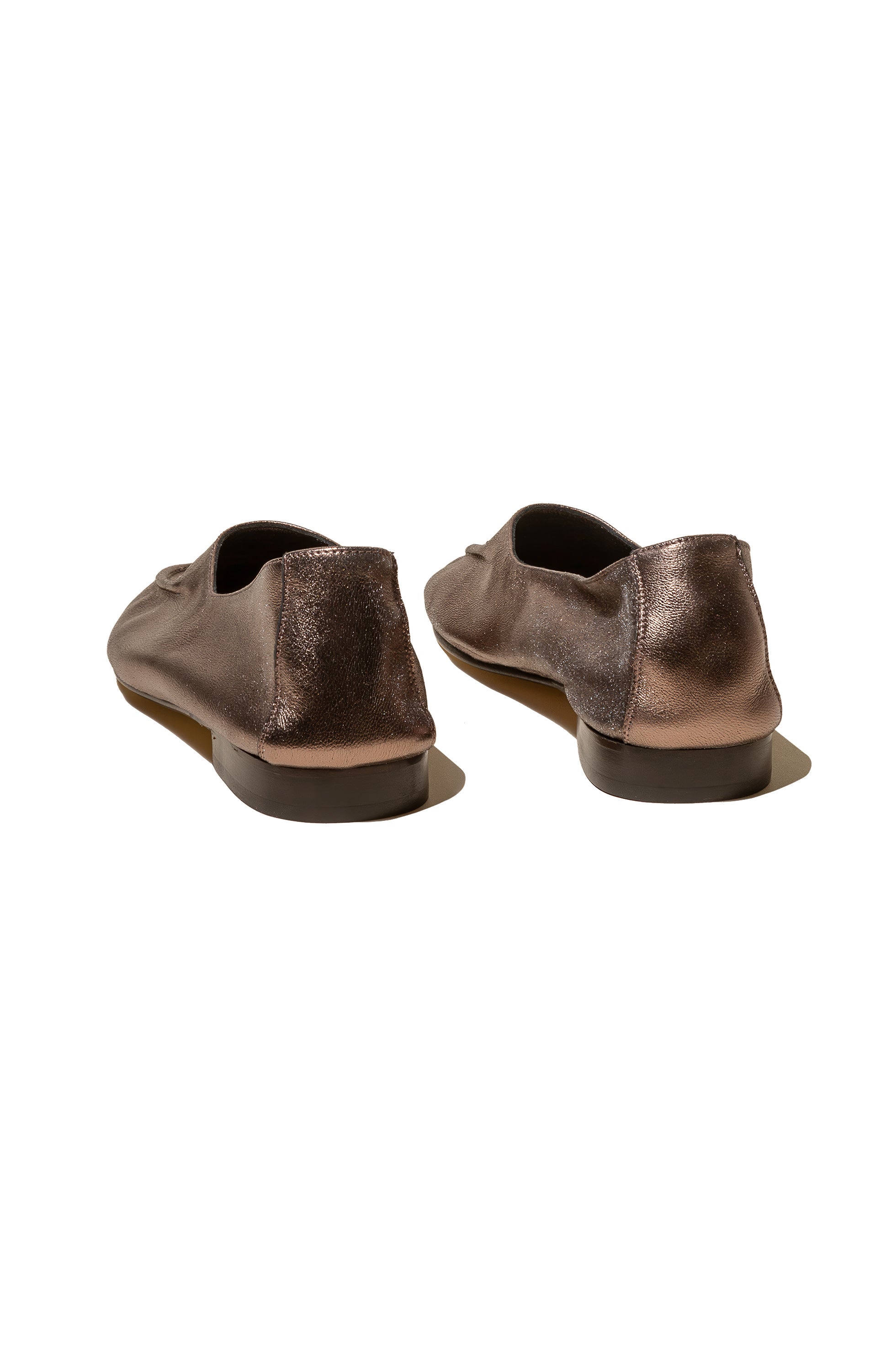 Hereu Beige Metallic-effect loafers juliol image 3