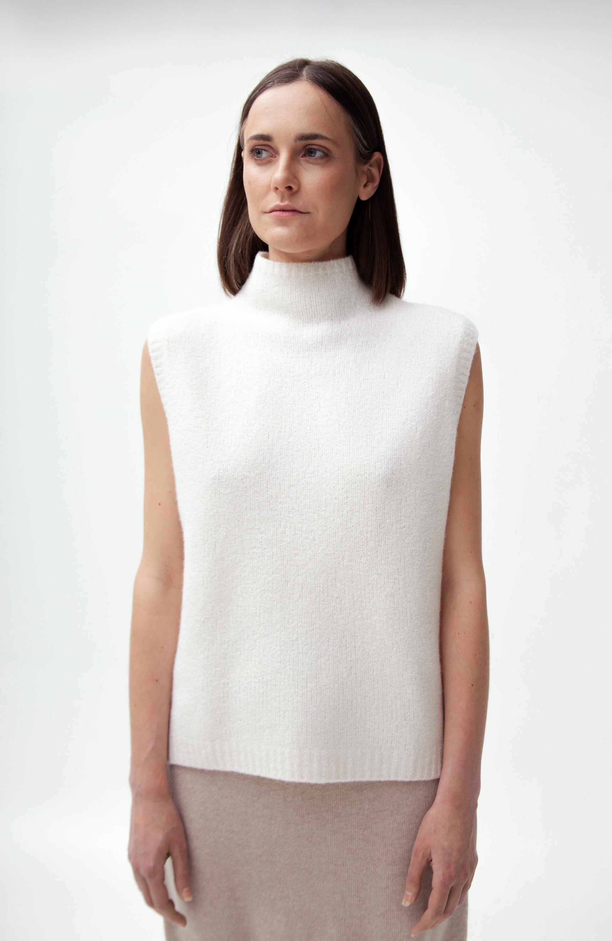 Rollneck boucle vest EMBER
