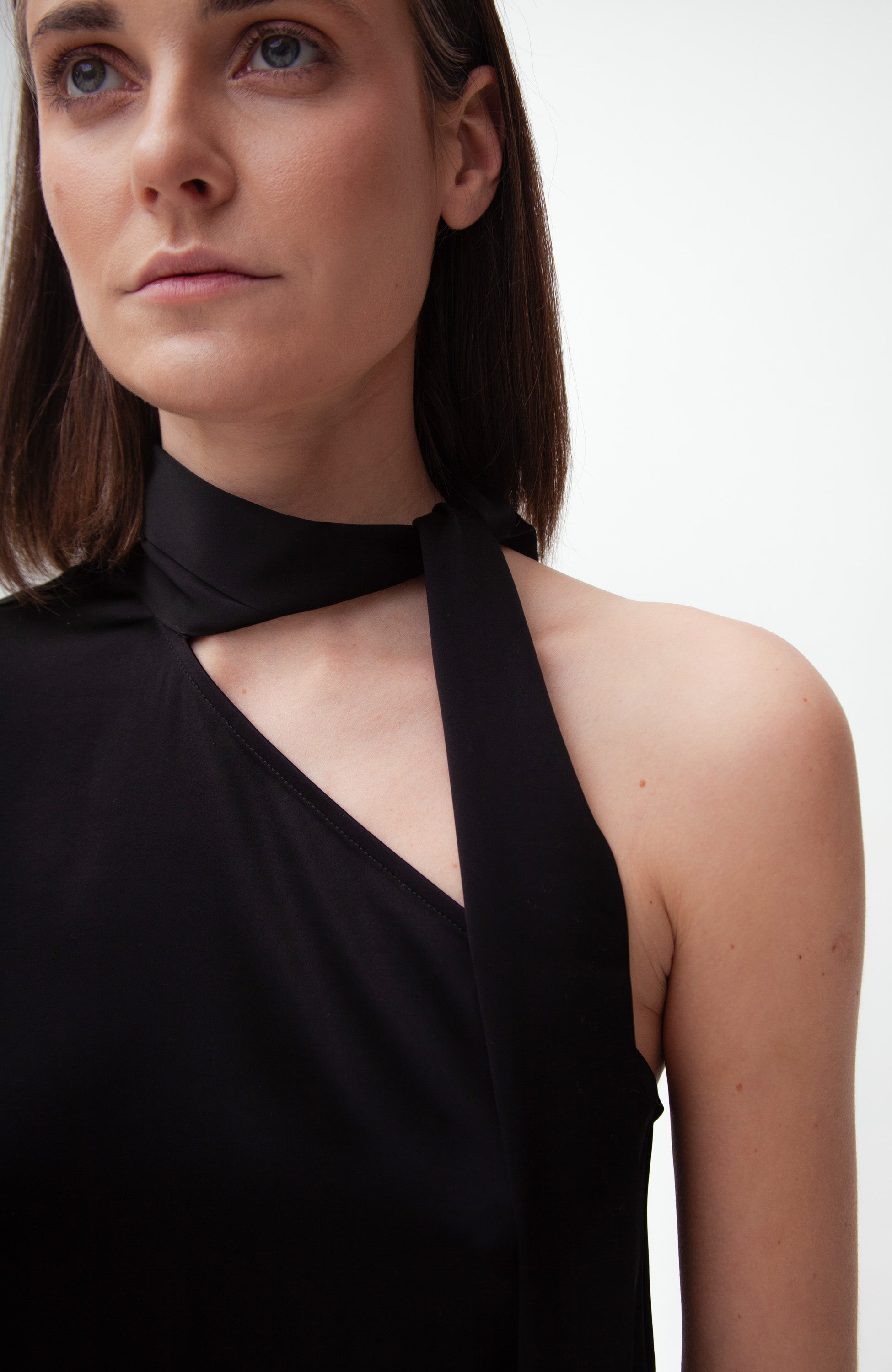 Tiger of sweden Black One-shoulder blouse lucil image 5
