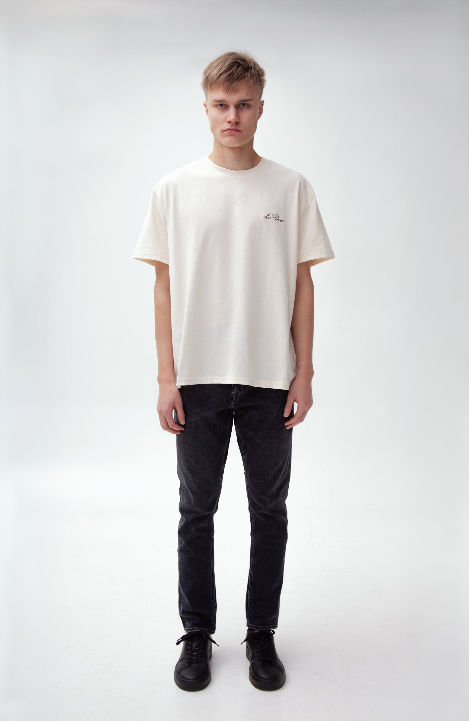 Les deux Neutral Crewneck loose-fit t-shirt image 5