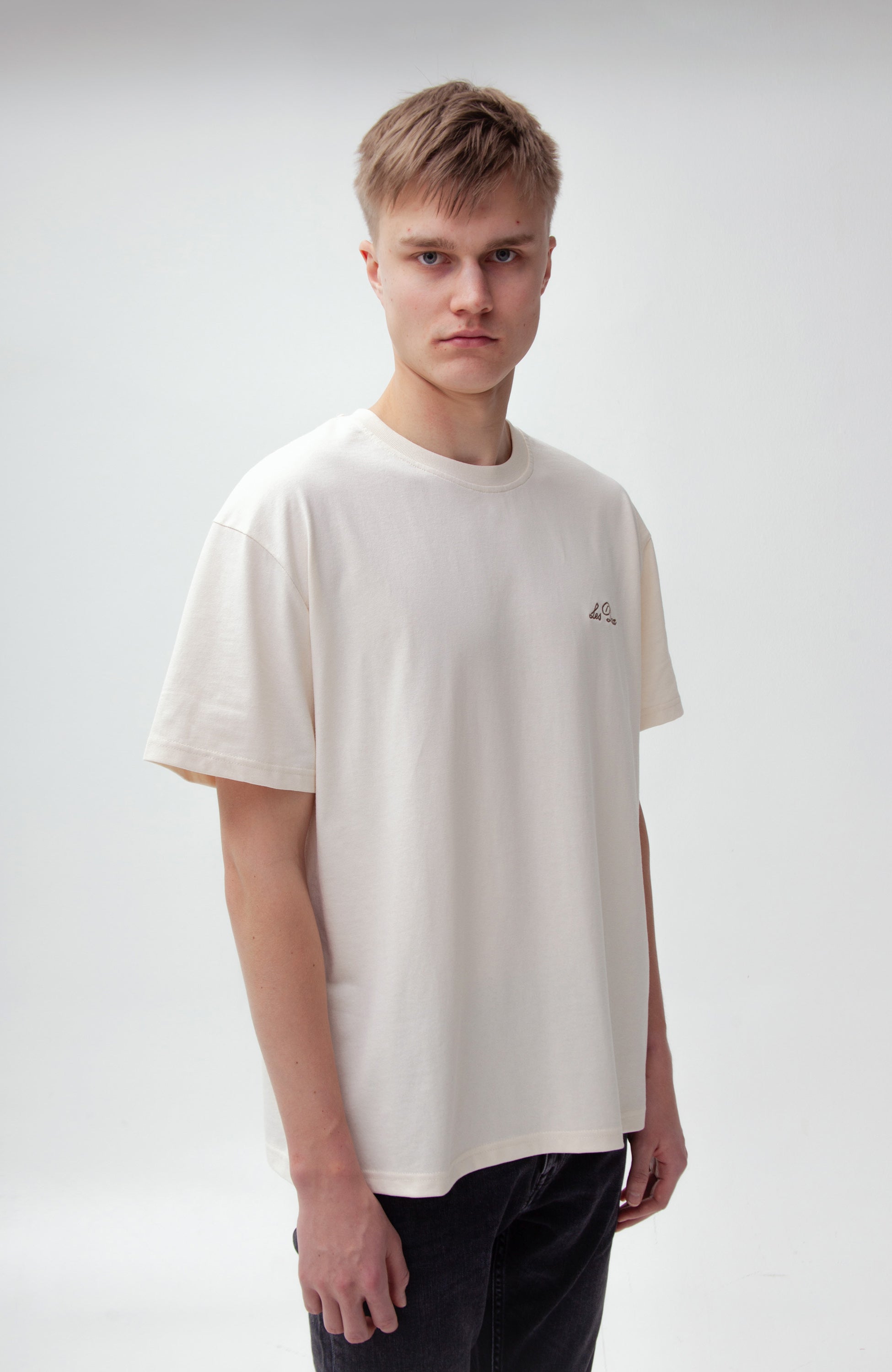Les deux Neutral Crewneck loose-fit t-shirt image 3