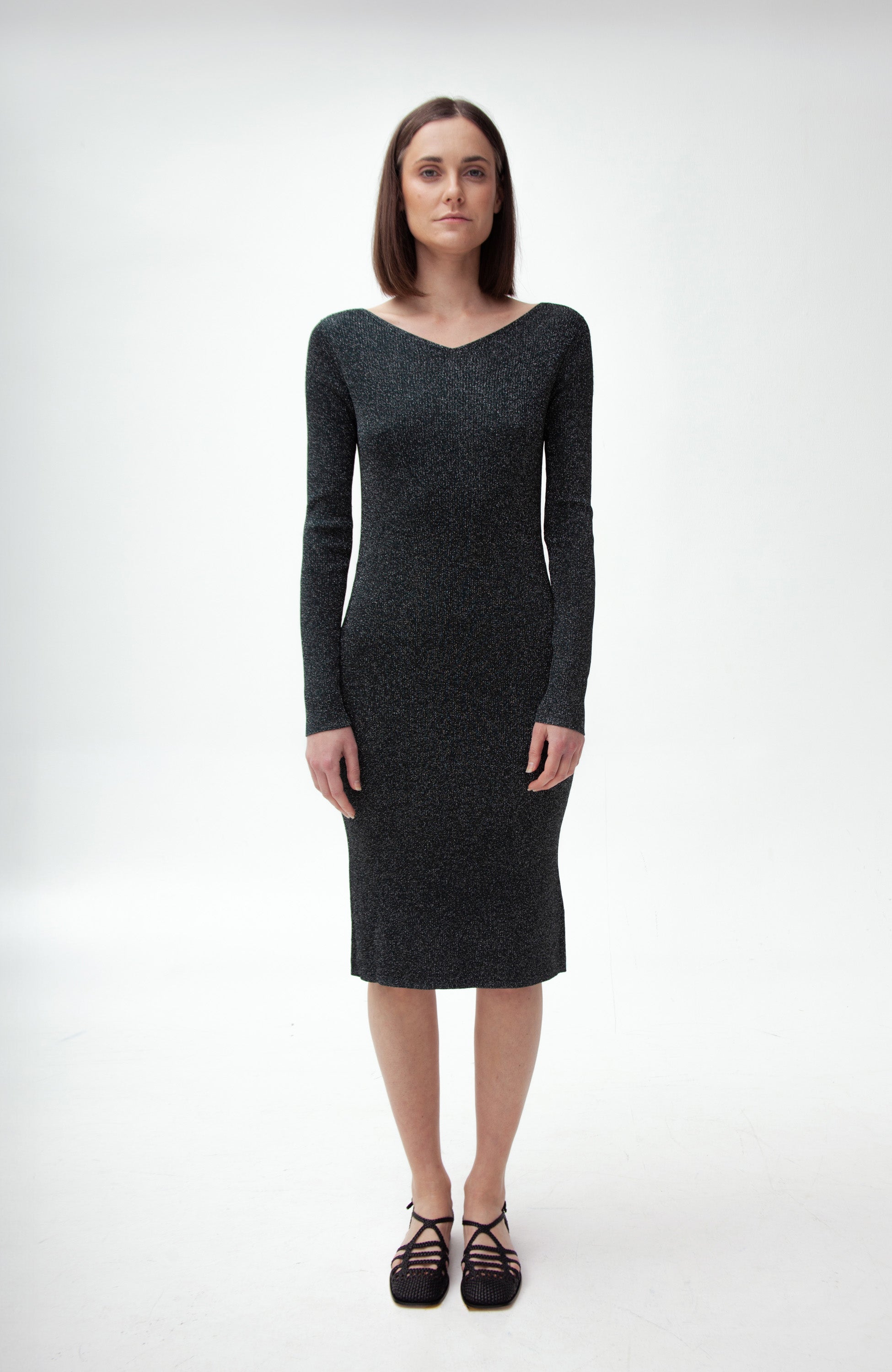 Tiger of sweden Blue Knitted midi dress poppie image 3