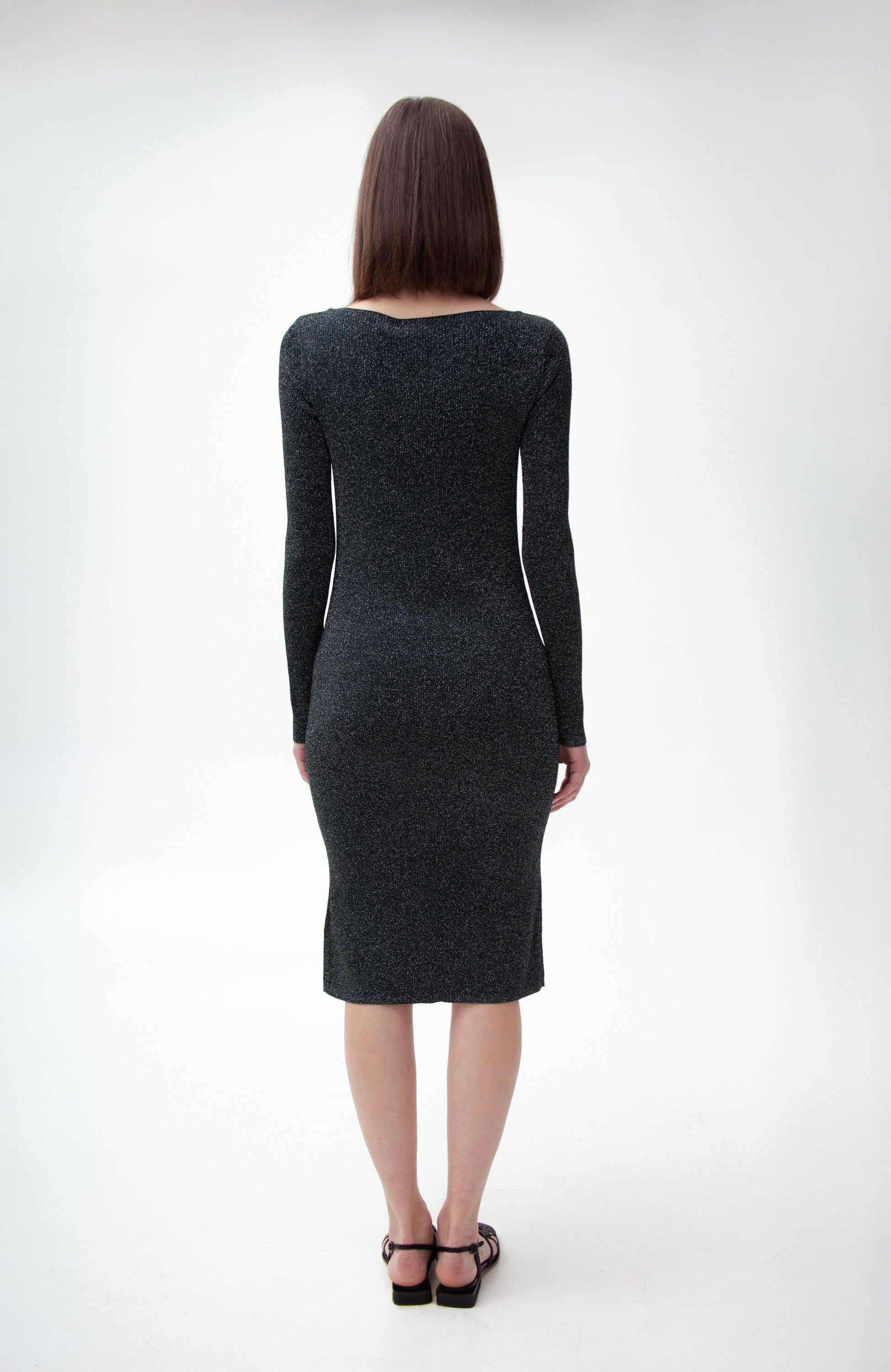 Tiger of sweden Blue Knitted midi dress poppie image 5