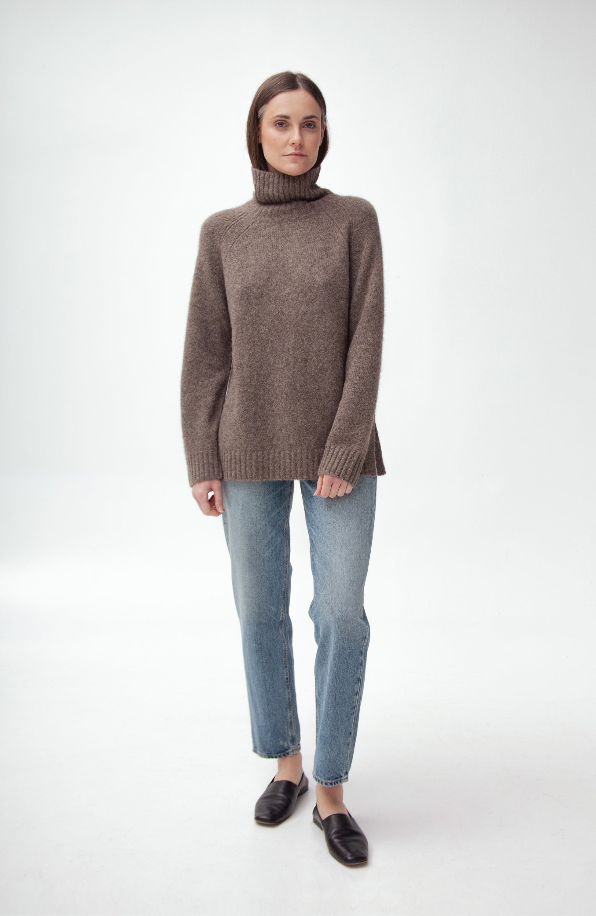 Tiger of sweden Brown Kõrge kaelusega pullover marrie image 6