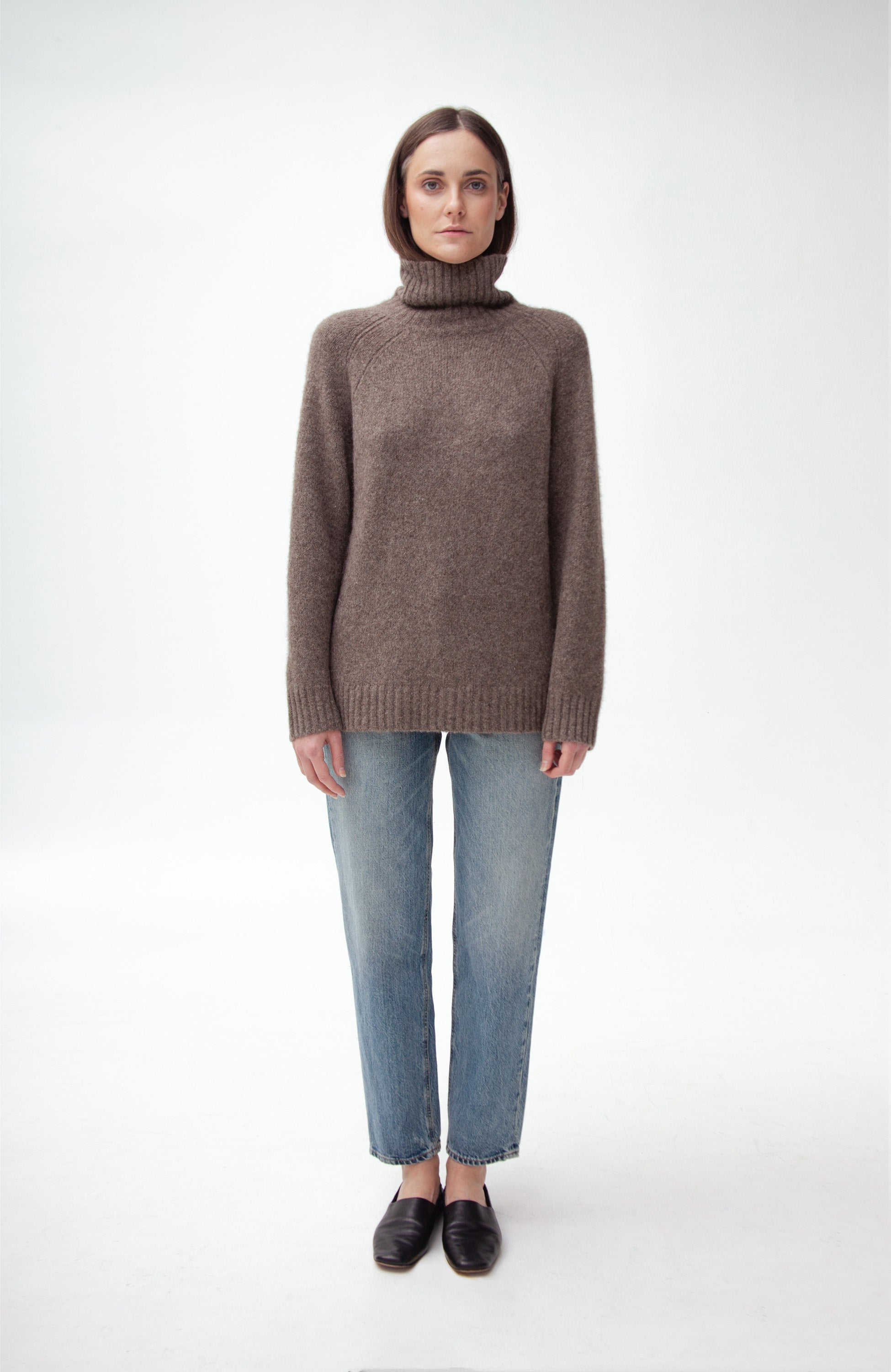 Tiger of sweden Brown Kõrge kaelusega pullover marrie image 7