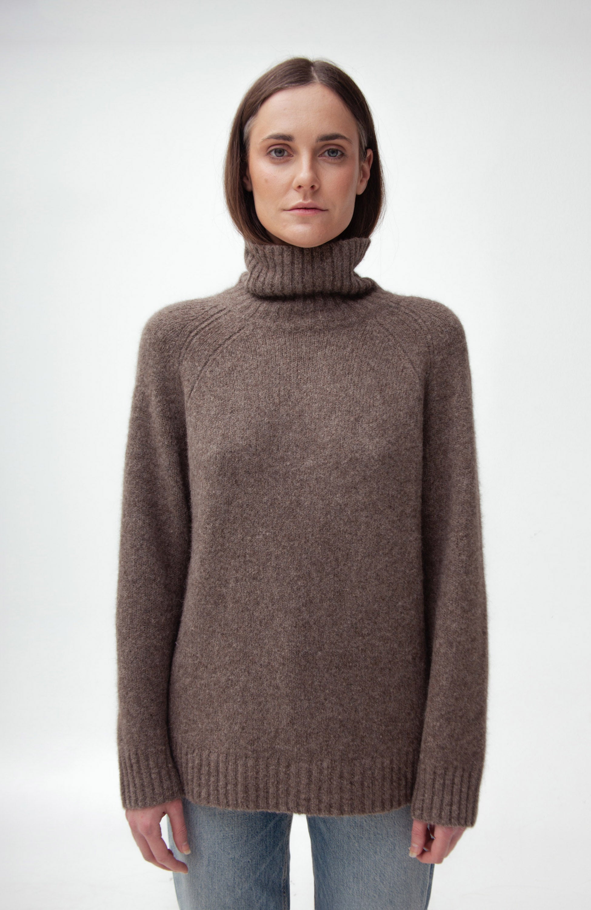Tiger of sweden Brown Kõrge kaelusega pullover marrie image 1