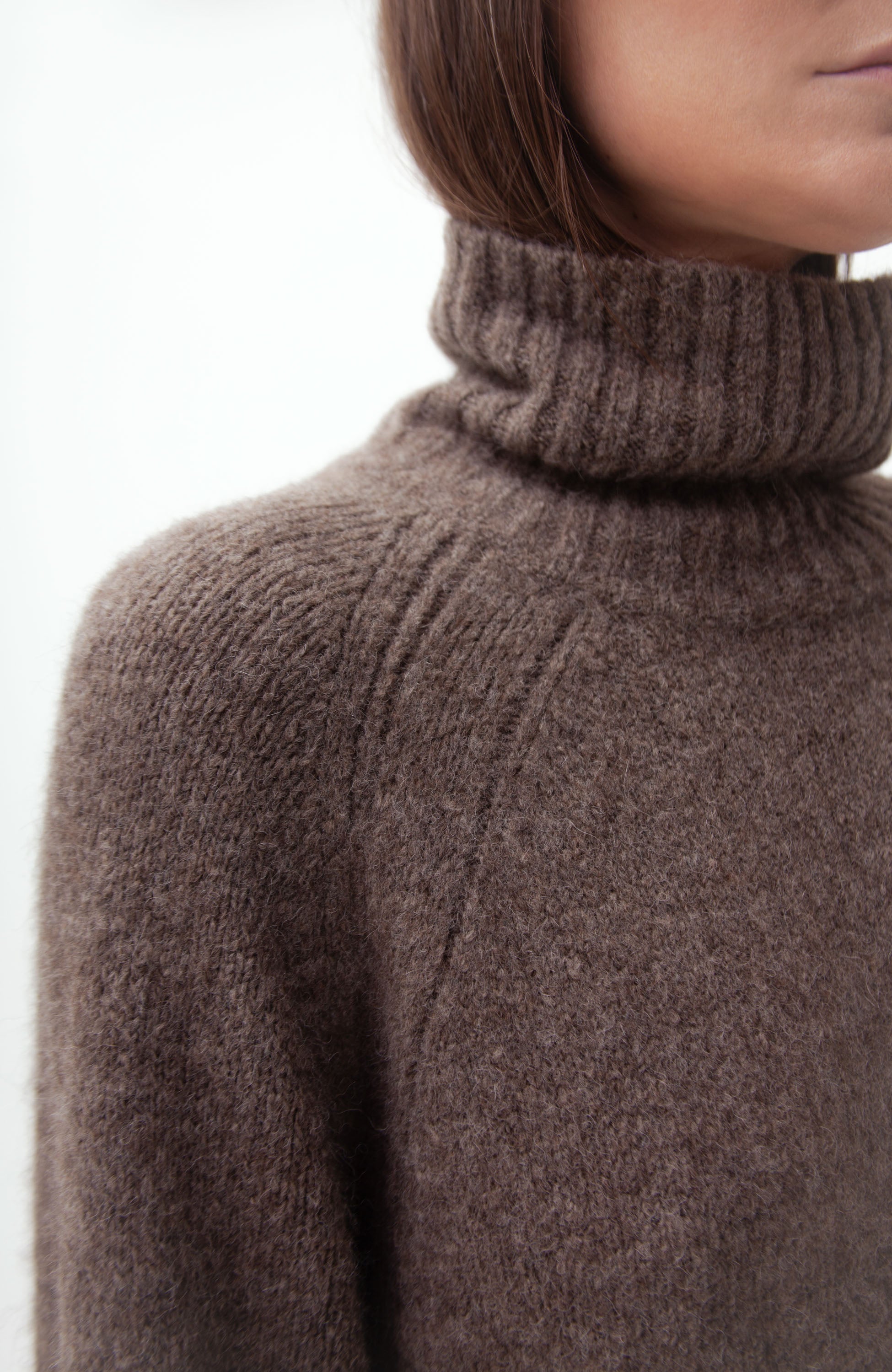 Tiger of sweden Brown Kõrge kaelusega pullover marrie image 4