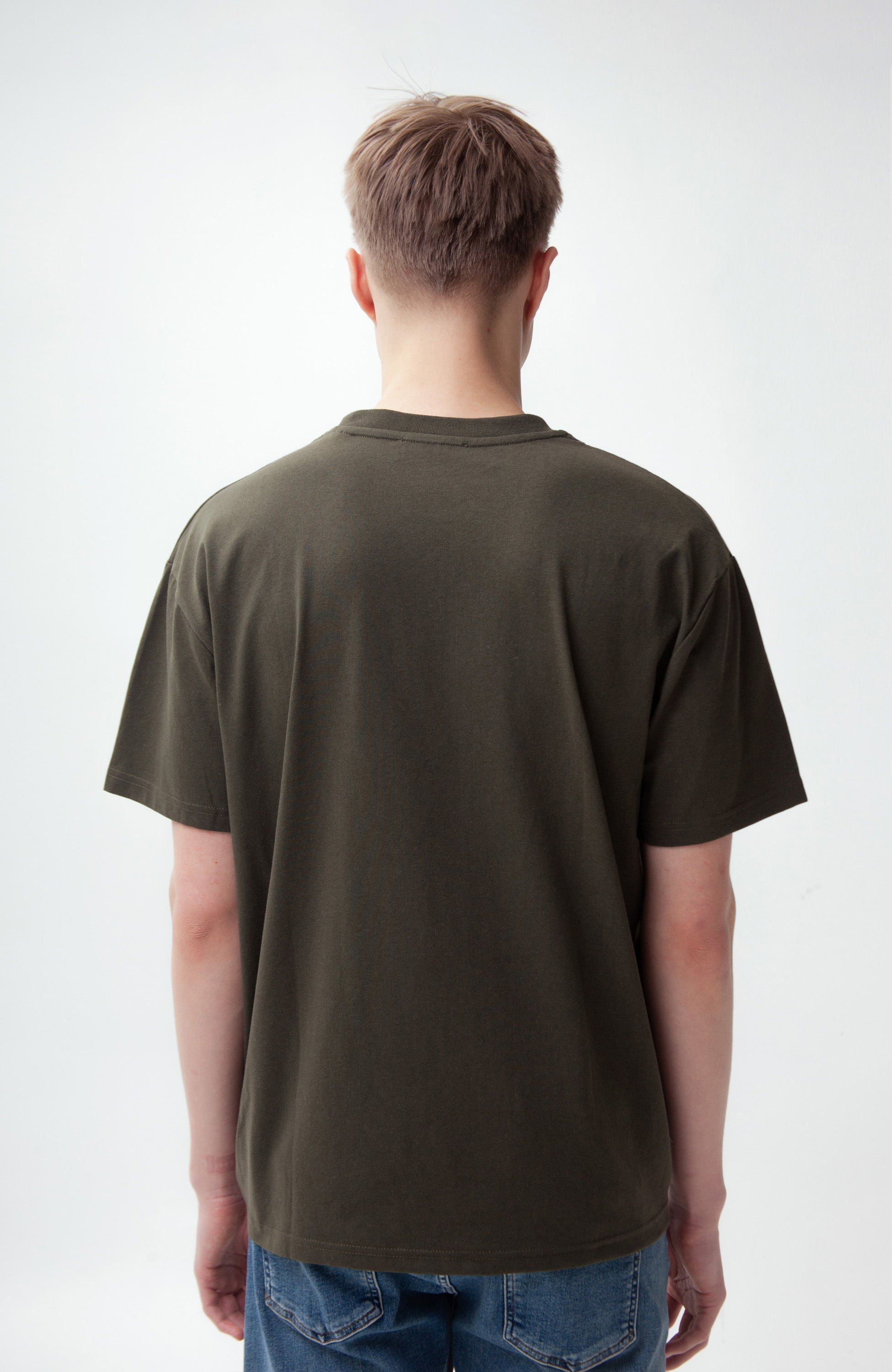 Les deux Green Crewneck loose-fit t-shirt image 4