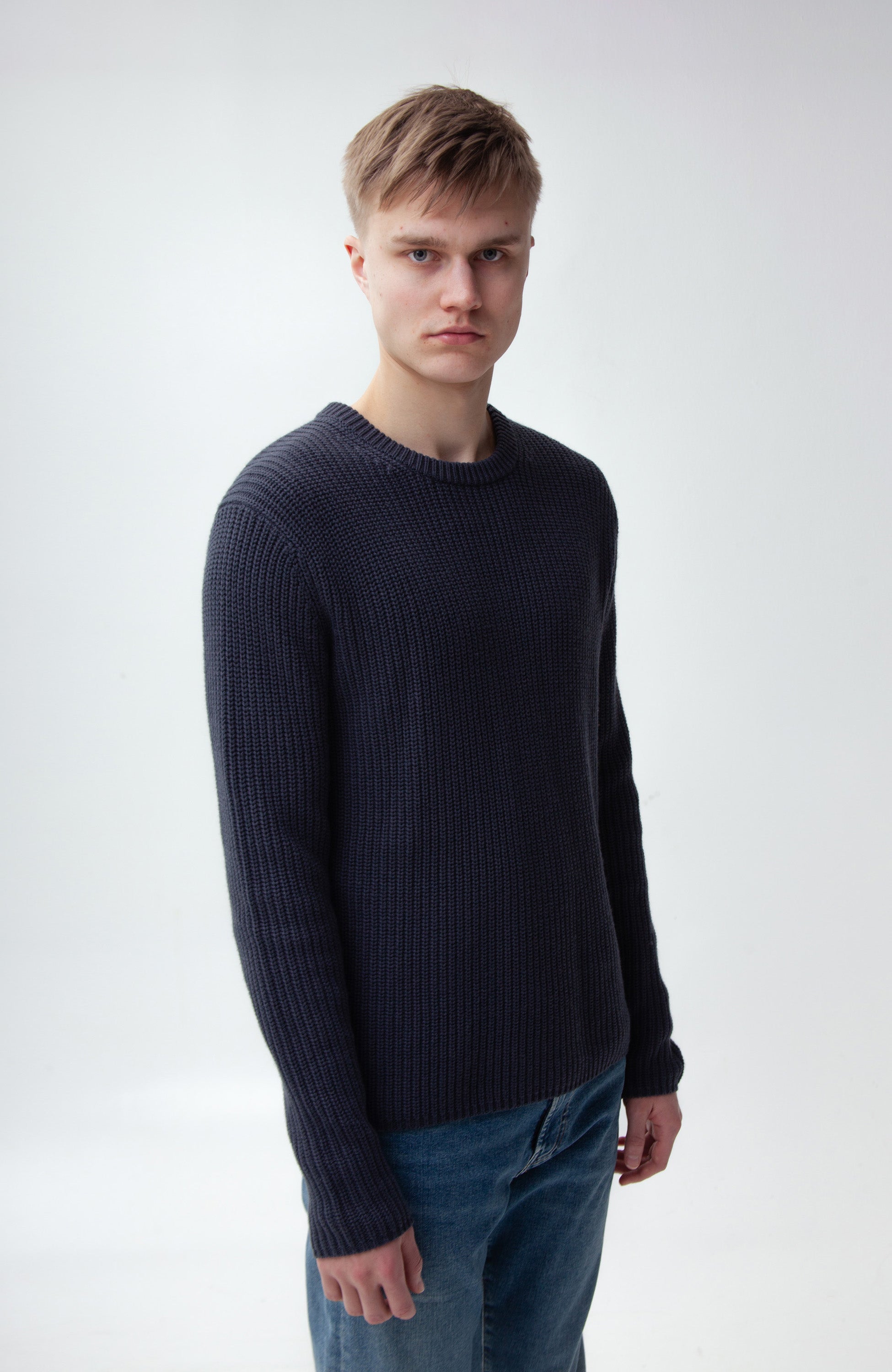 Tiger of sweden Blue Chunky knitted pullover maier image 3