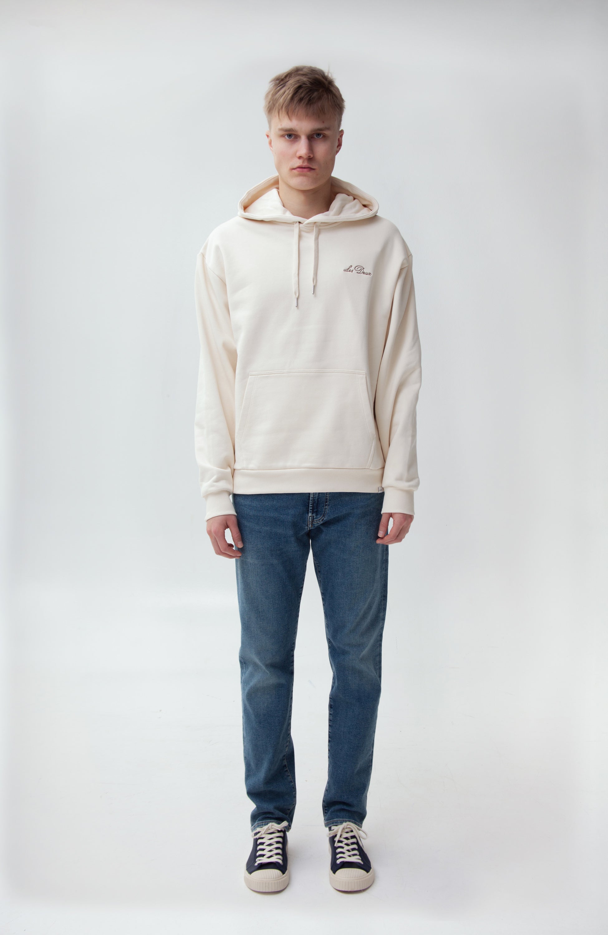 Les deux Neutral Bluza z kapturem z haftowanym logo image 5