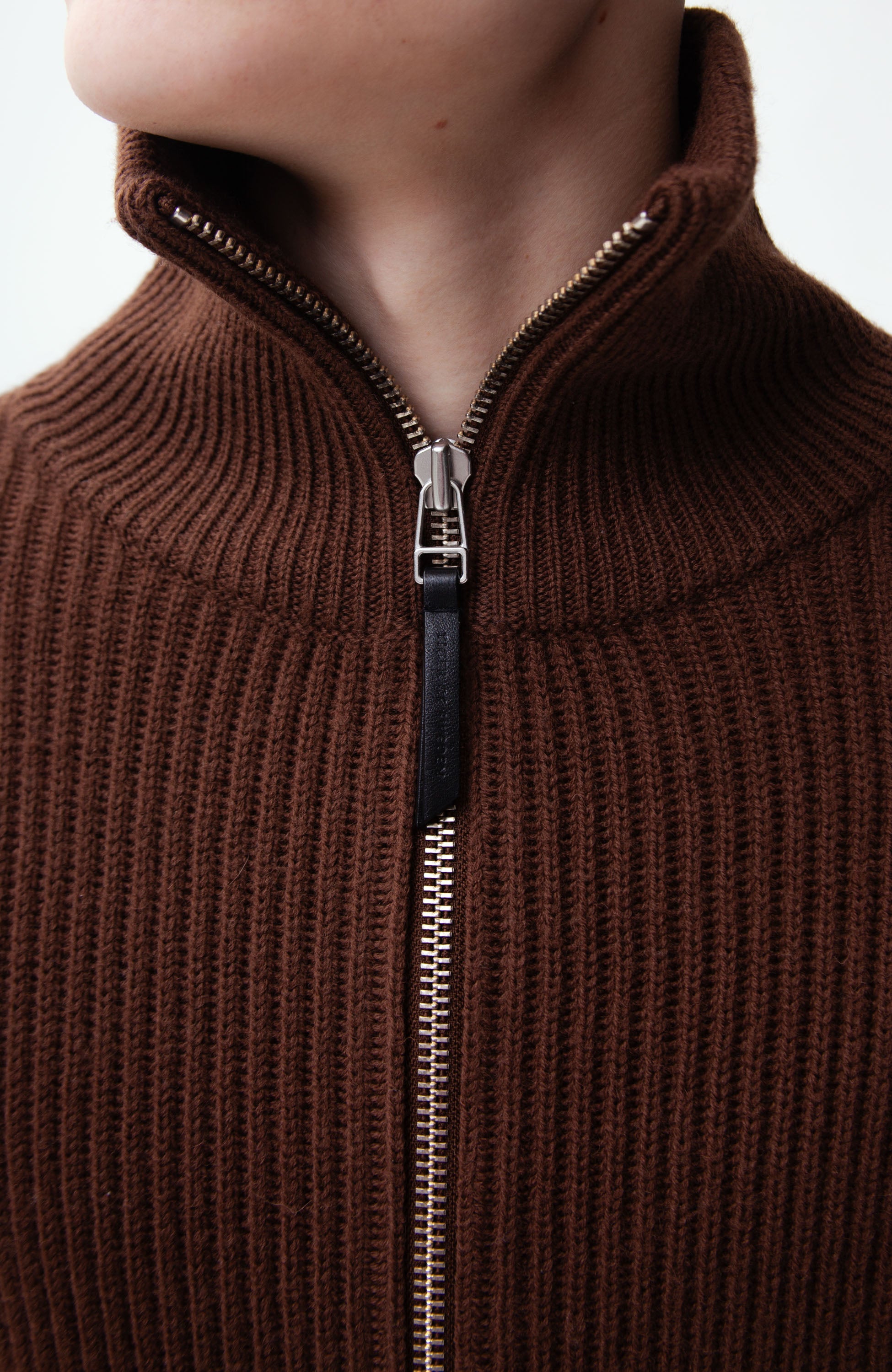 Tiger of sweden Brown Chunky knitted cardigan nyman image 6