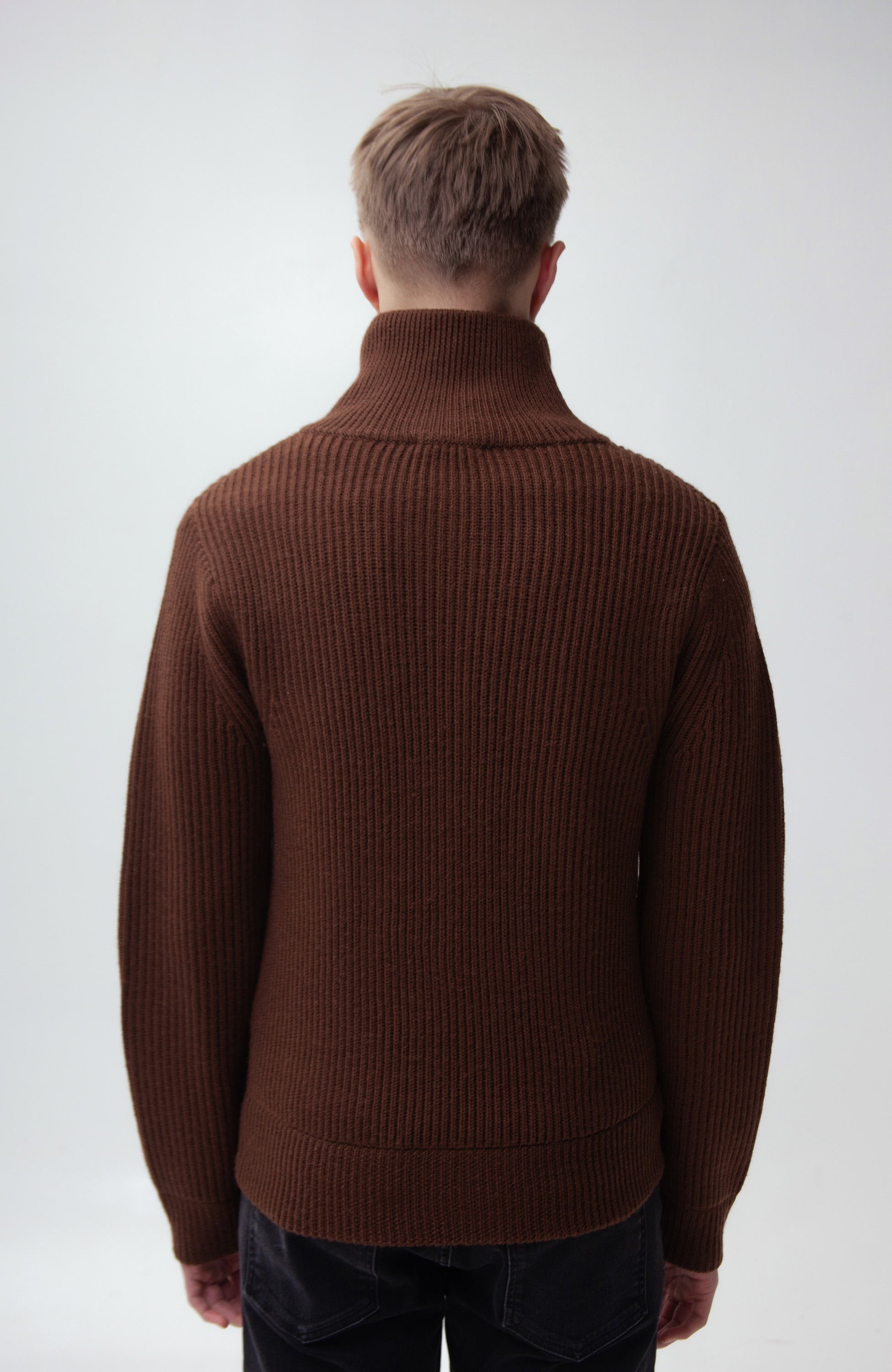 Tiger of sweden Brown Chunky knitted cardigan nyman image 4