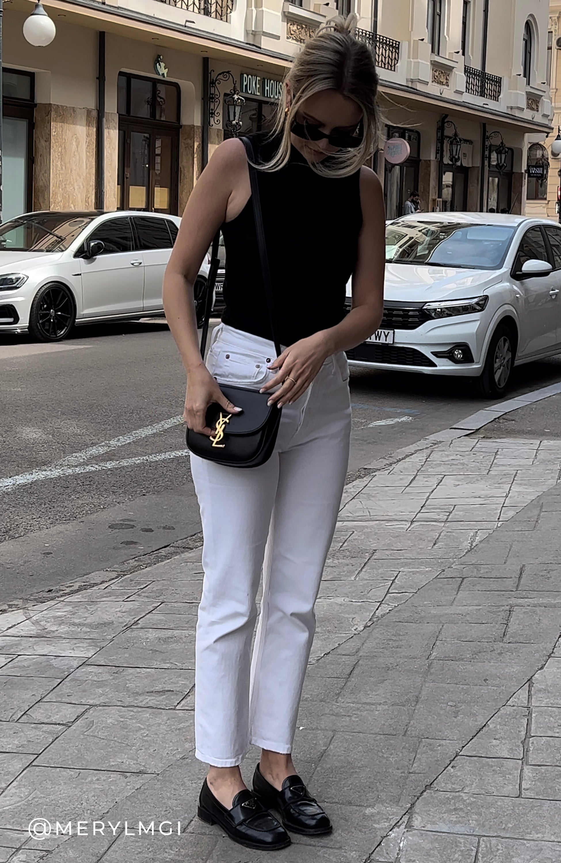 Agolde White Straight cropped jeans riley image 9