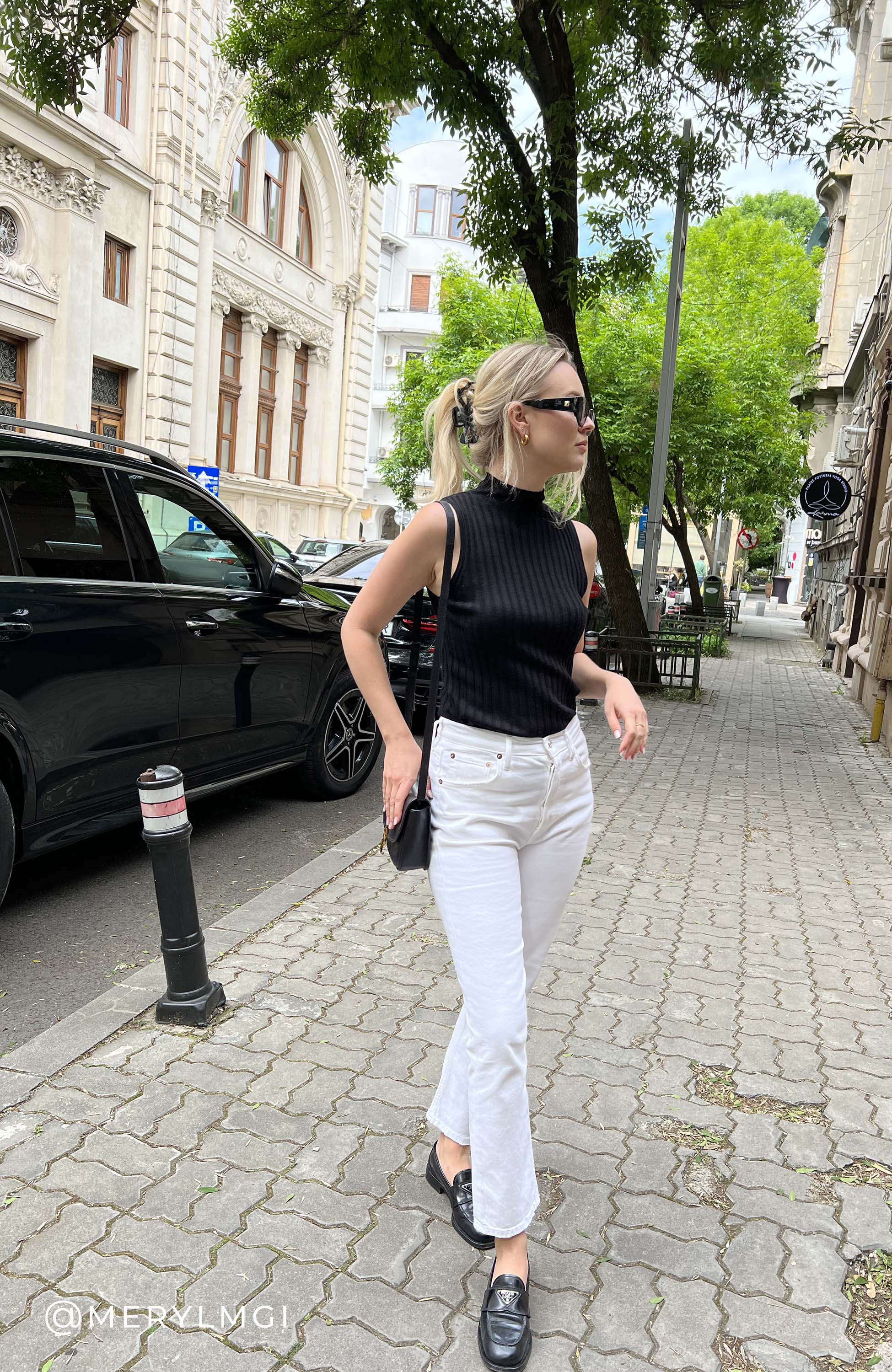 Agolde White Straight cropped jeans riley image 8