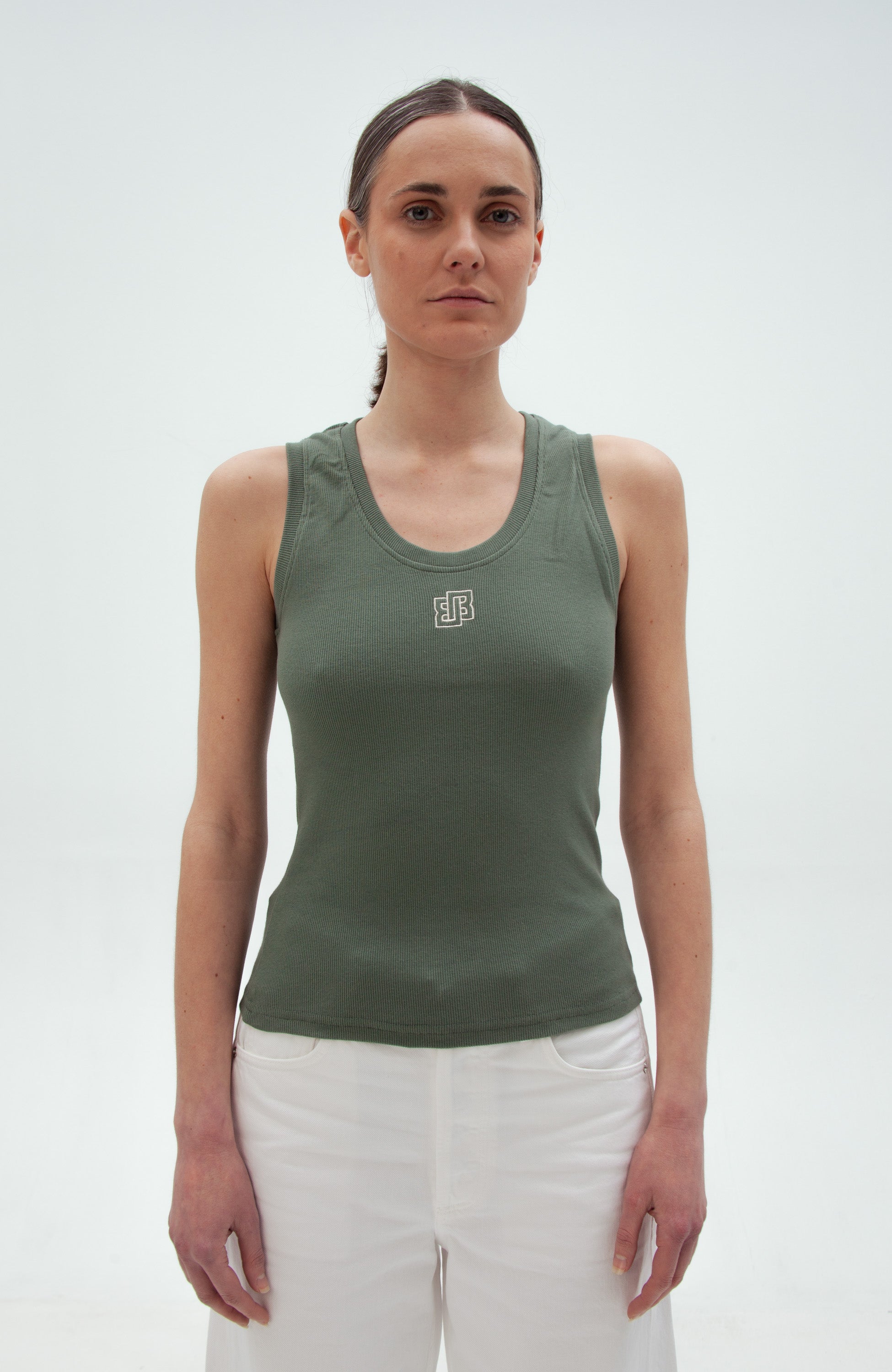 Ribbed tank top