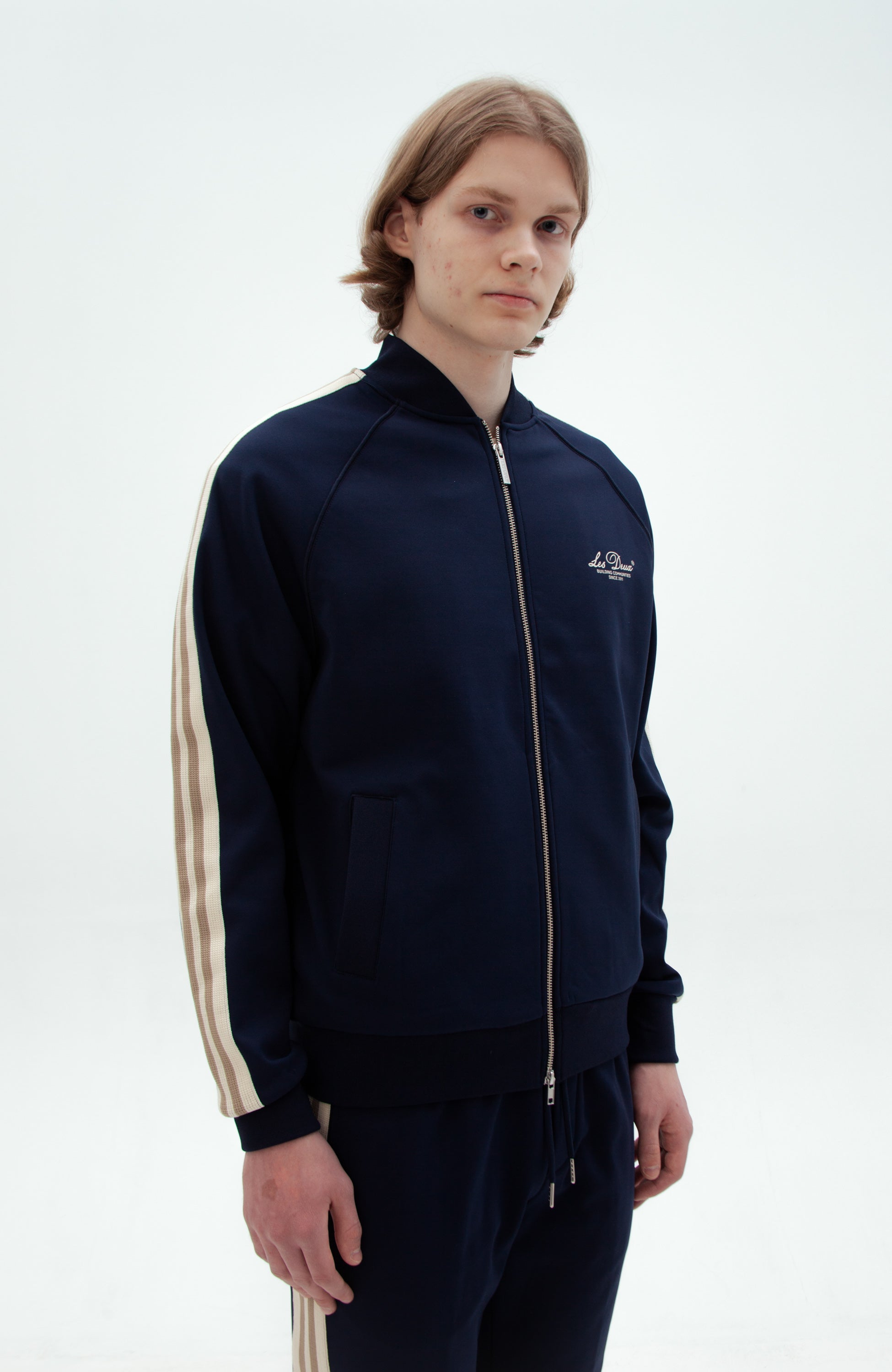 Les deux Navy Tõmblukuga jakk sterling image 3