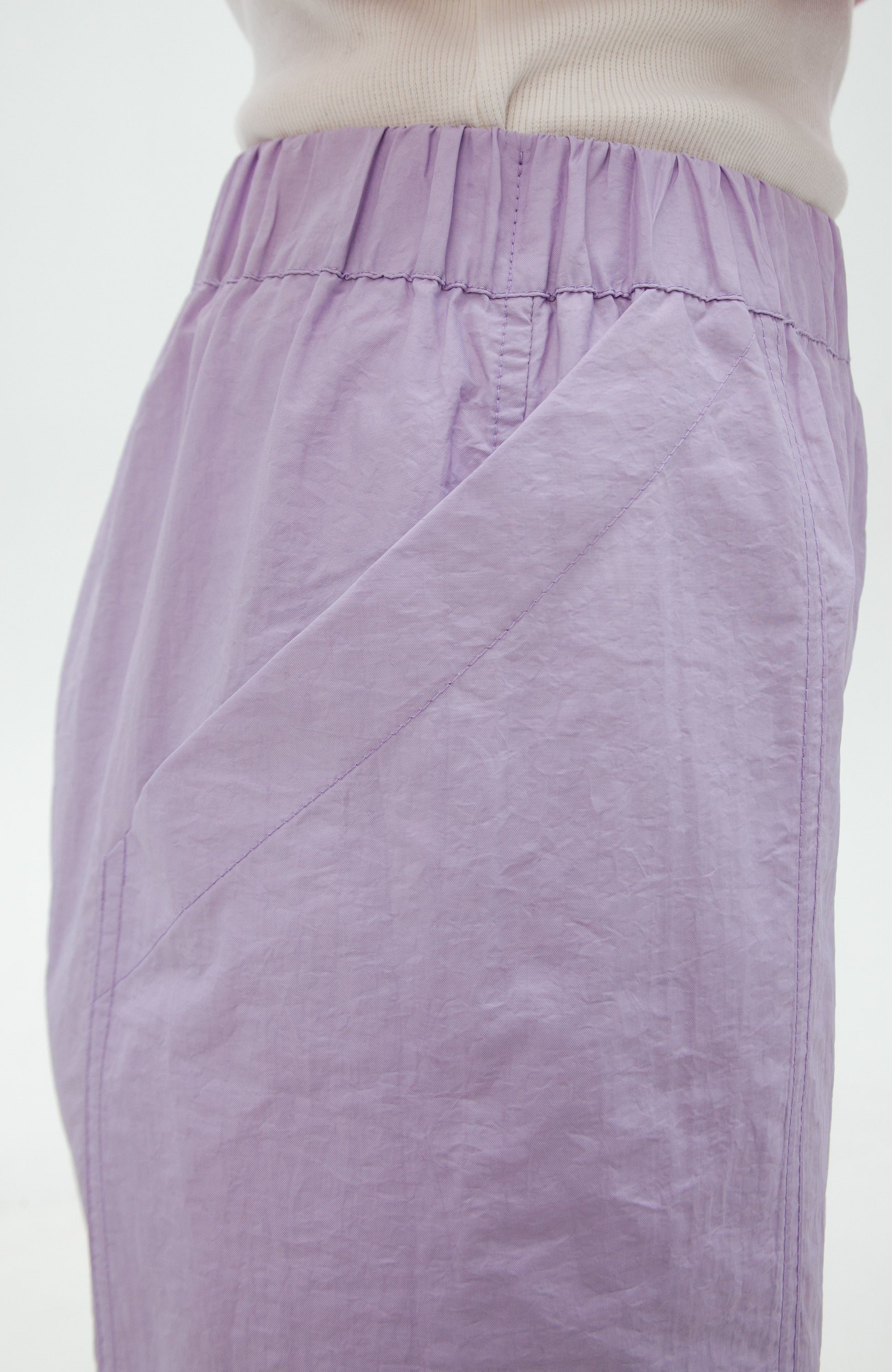 Erika cavallini Purple Cargo-pocket midi skirt image 7