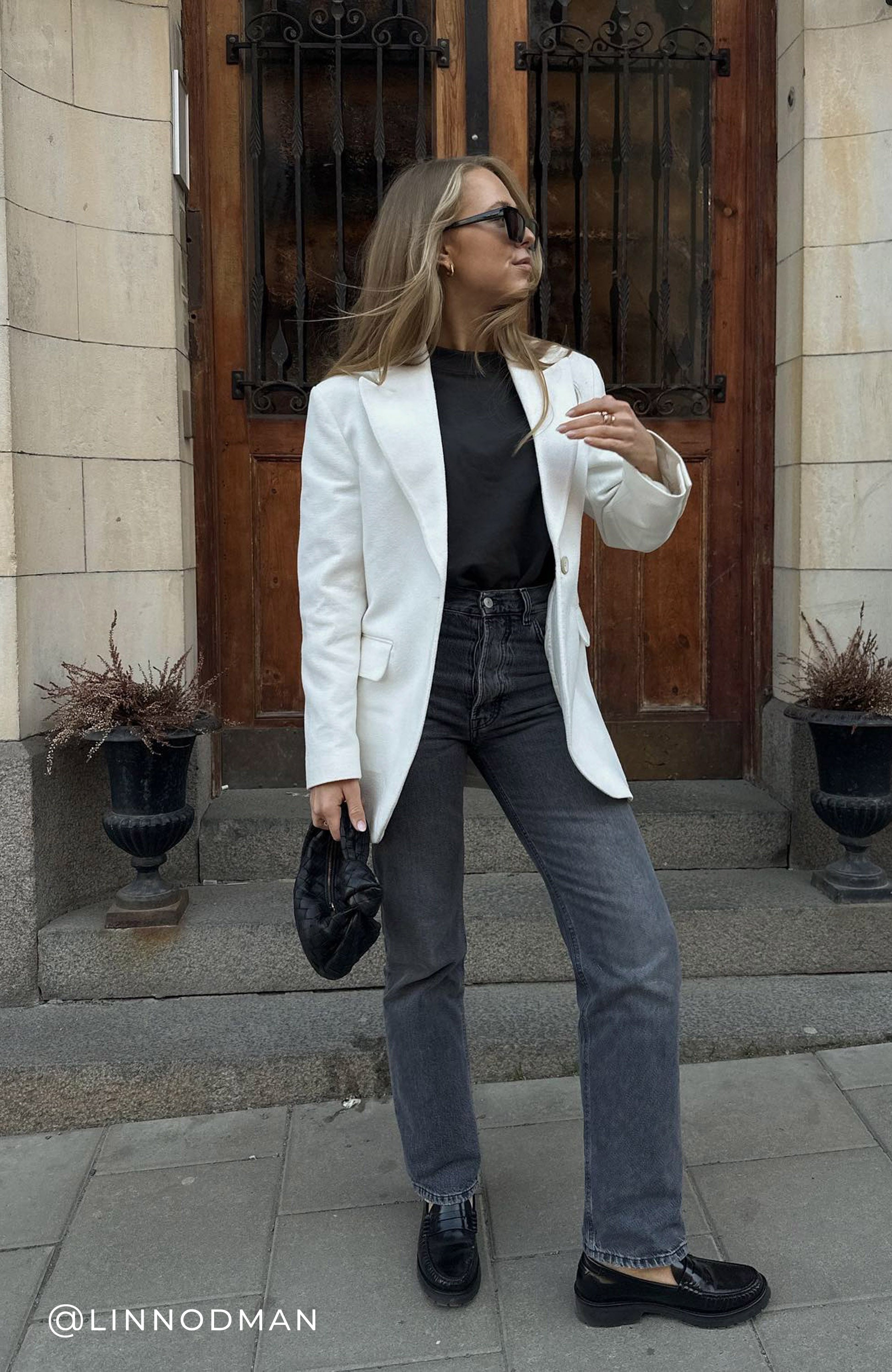 House of dagmar Grey Straight-leg jeans image 10