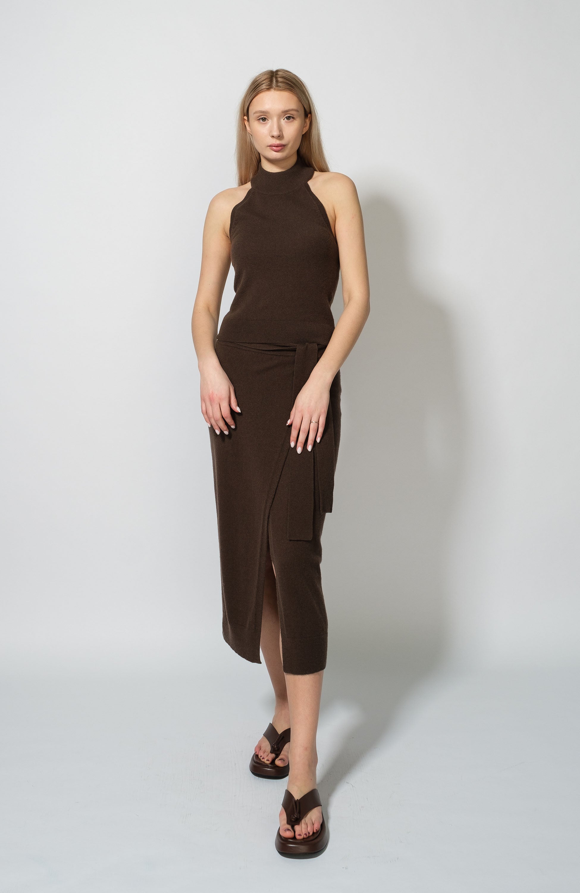 Cashmere wrap skirt FTC CASHMERE