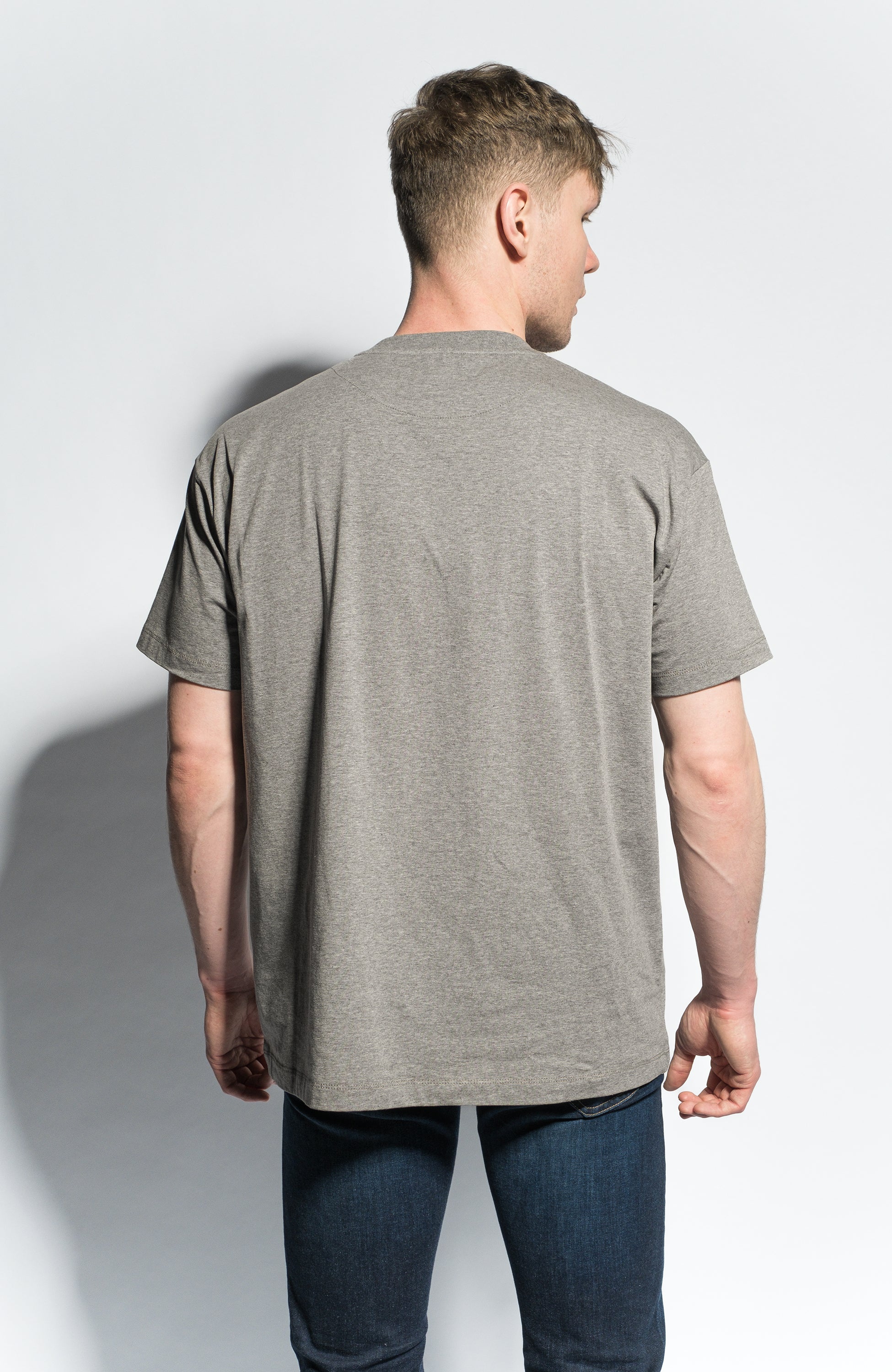 Flock-pattern oversized t-shirt