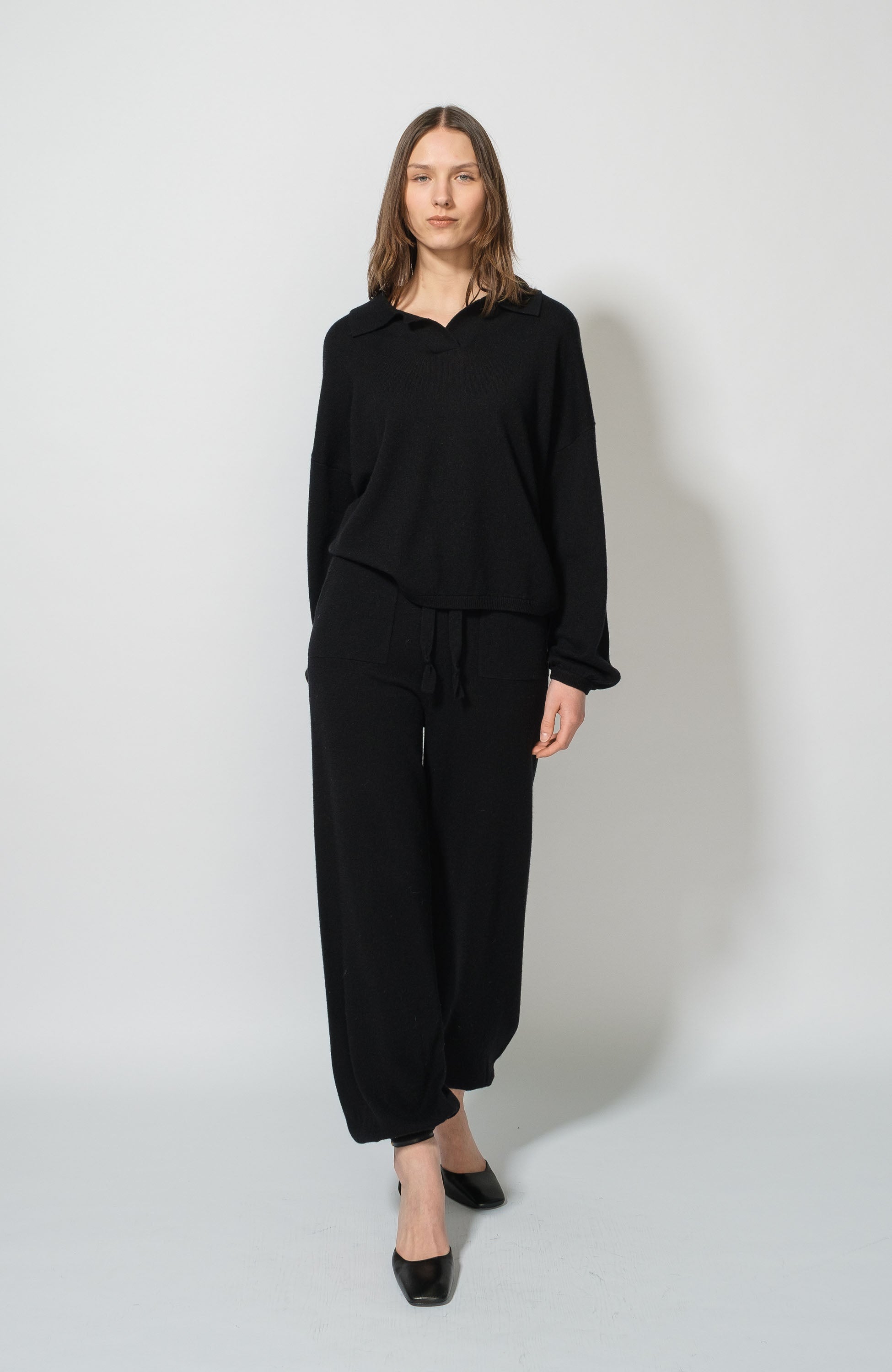 Ftc cashmere Black Loungewear cashmere trousers image 1