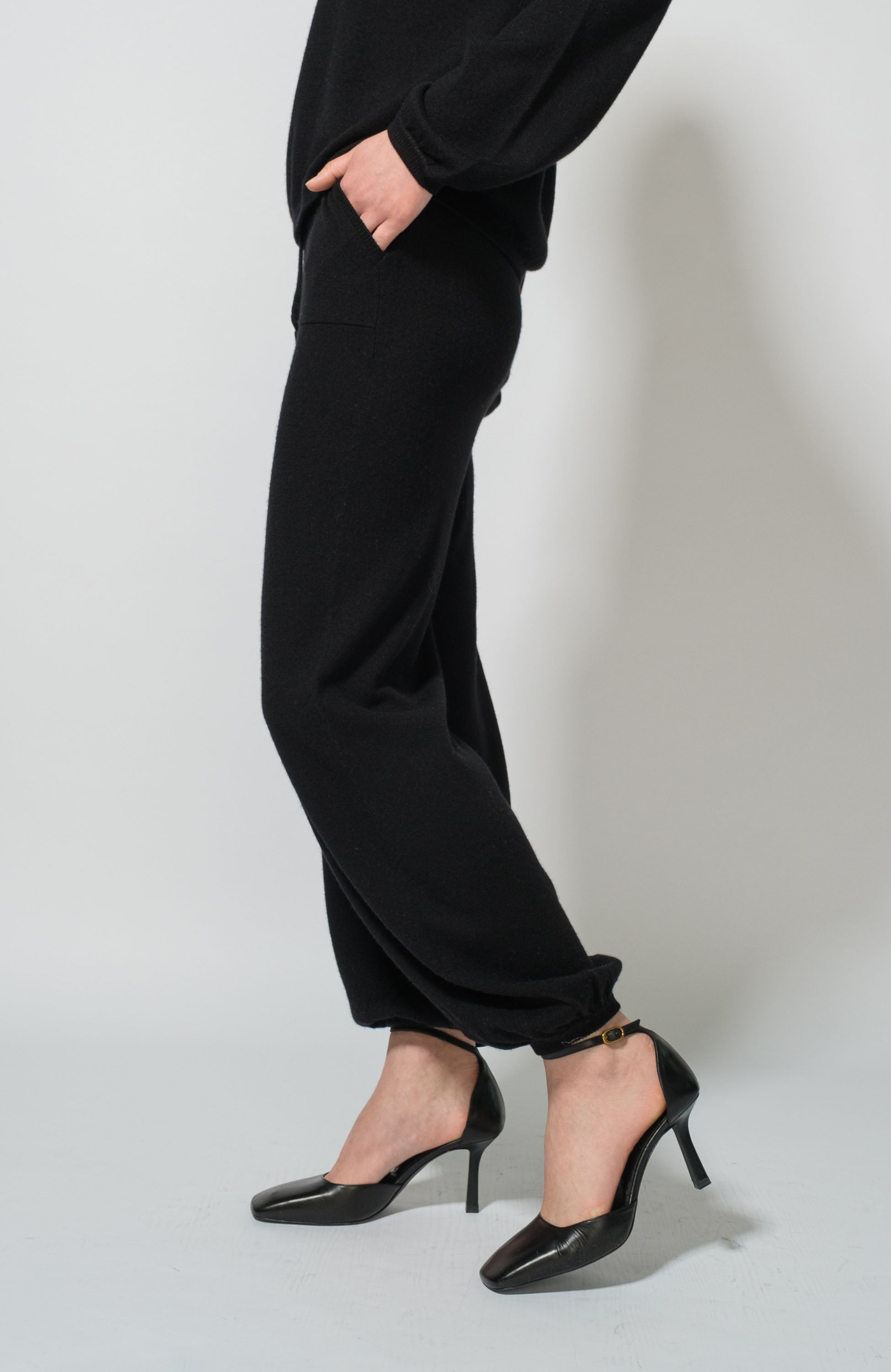 Ftc cashmere Black Loungewear cashmere trousers image 3