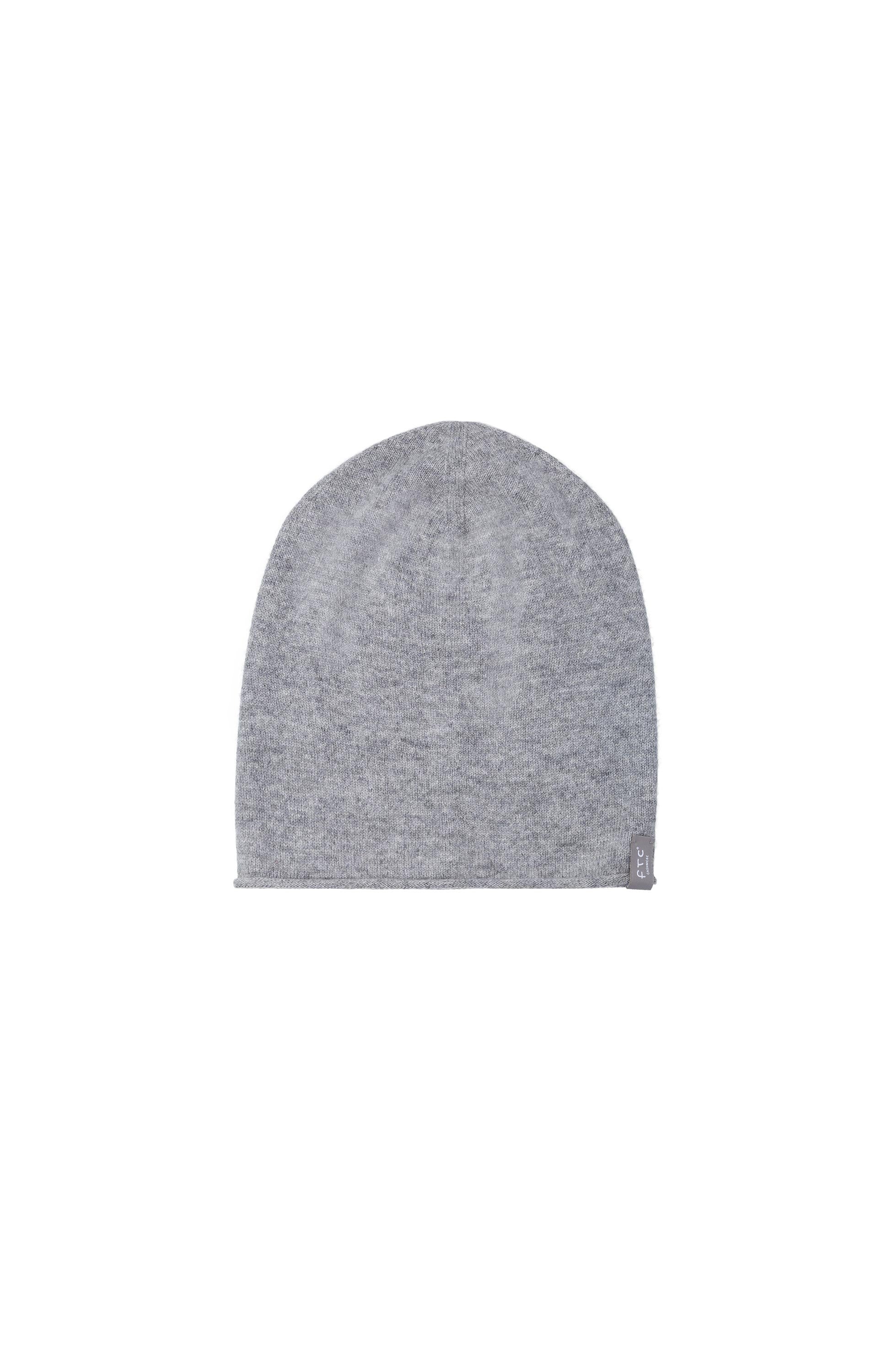 Ftc cashmere Grey Czapka z kaszmiru image 3