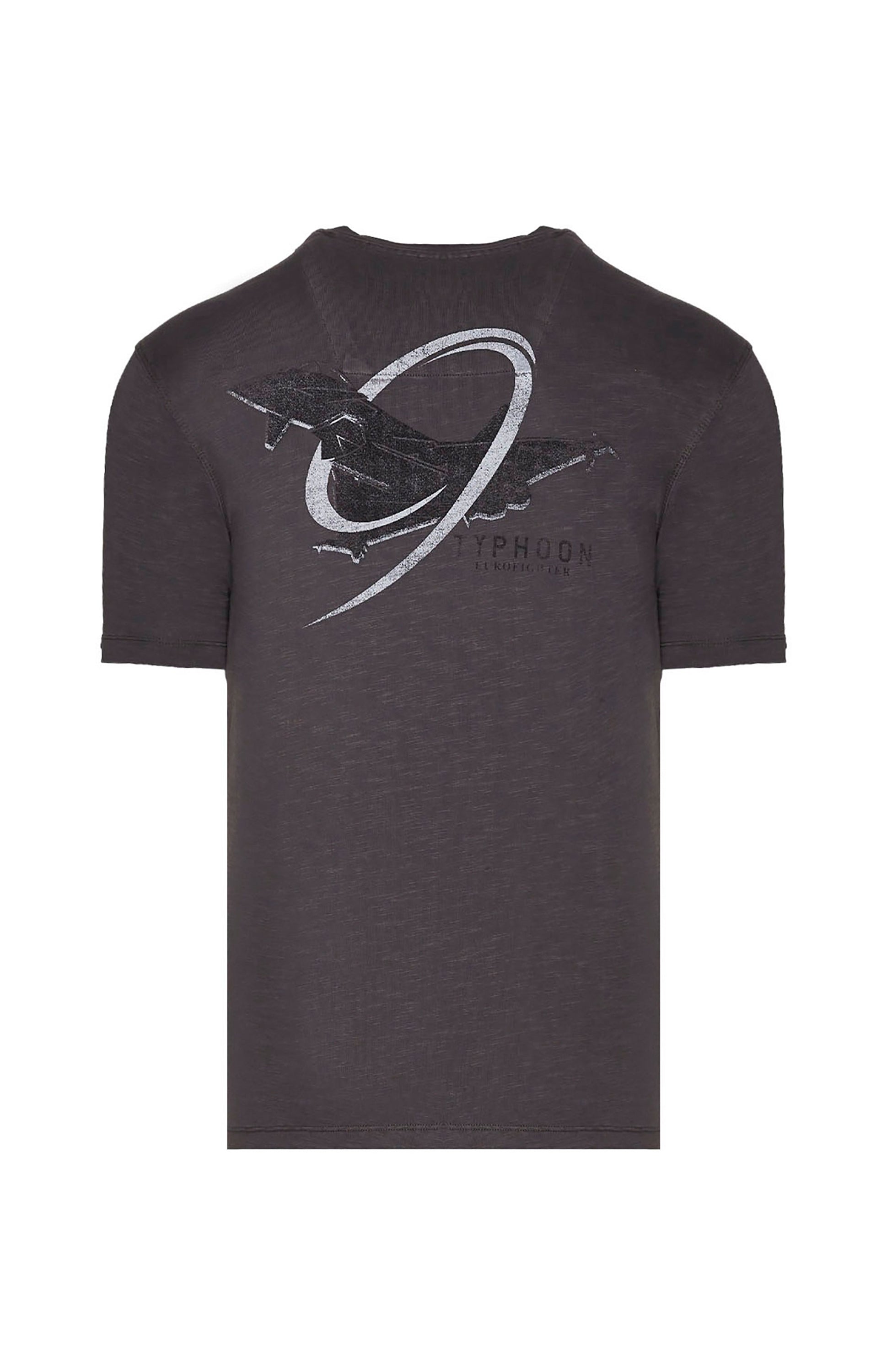 Aeronautica militare Grey Double-sided print t-shirt image 8