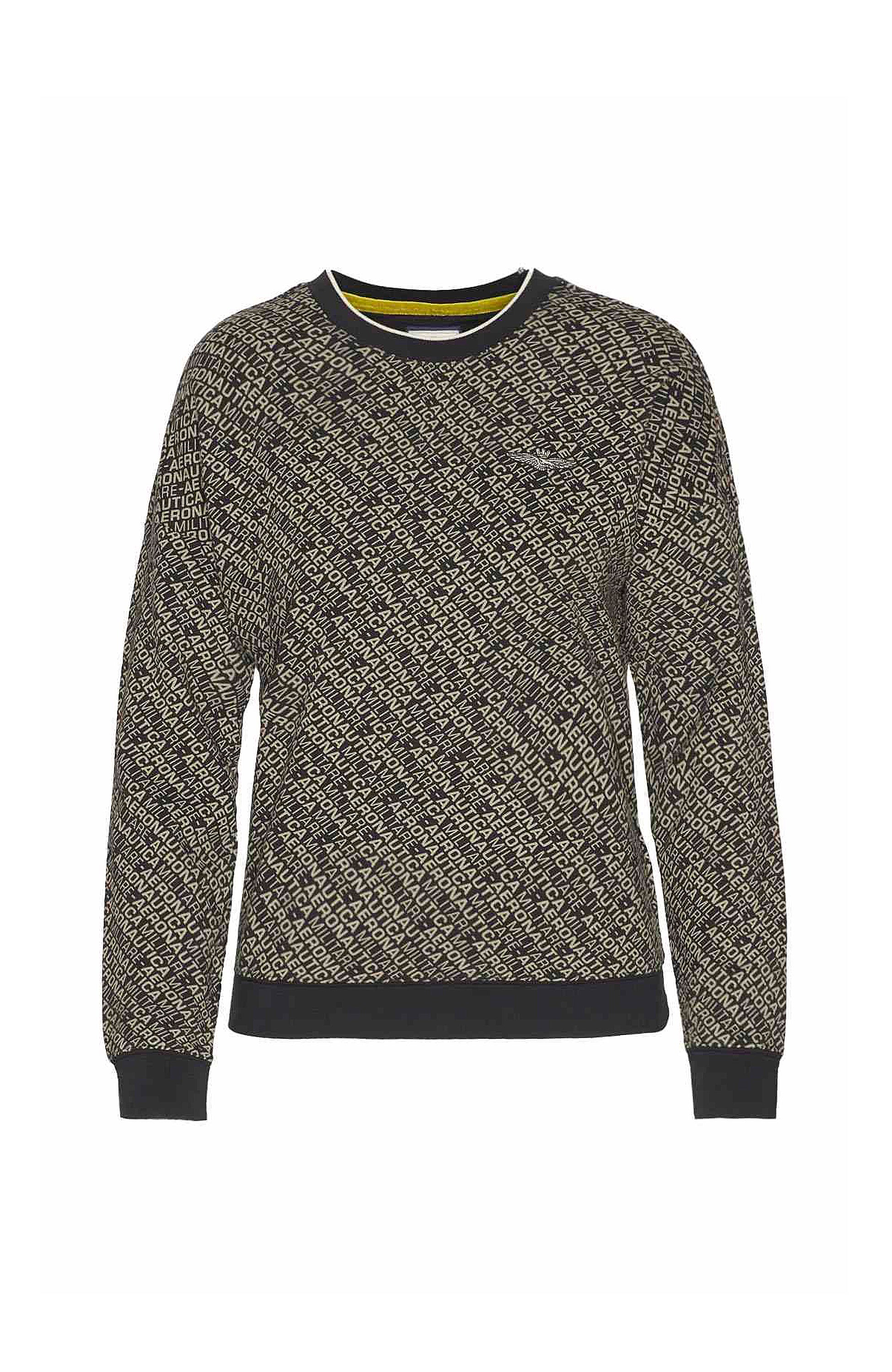 Logo-pattern sweatshirt