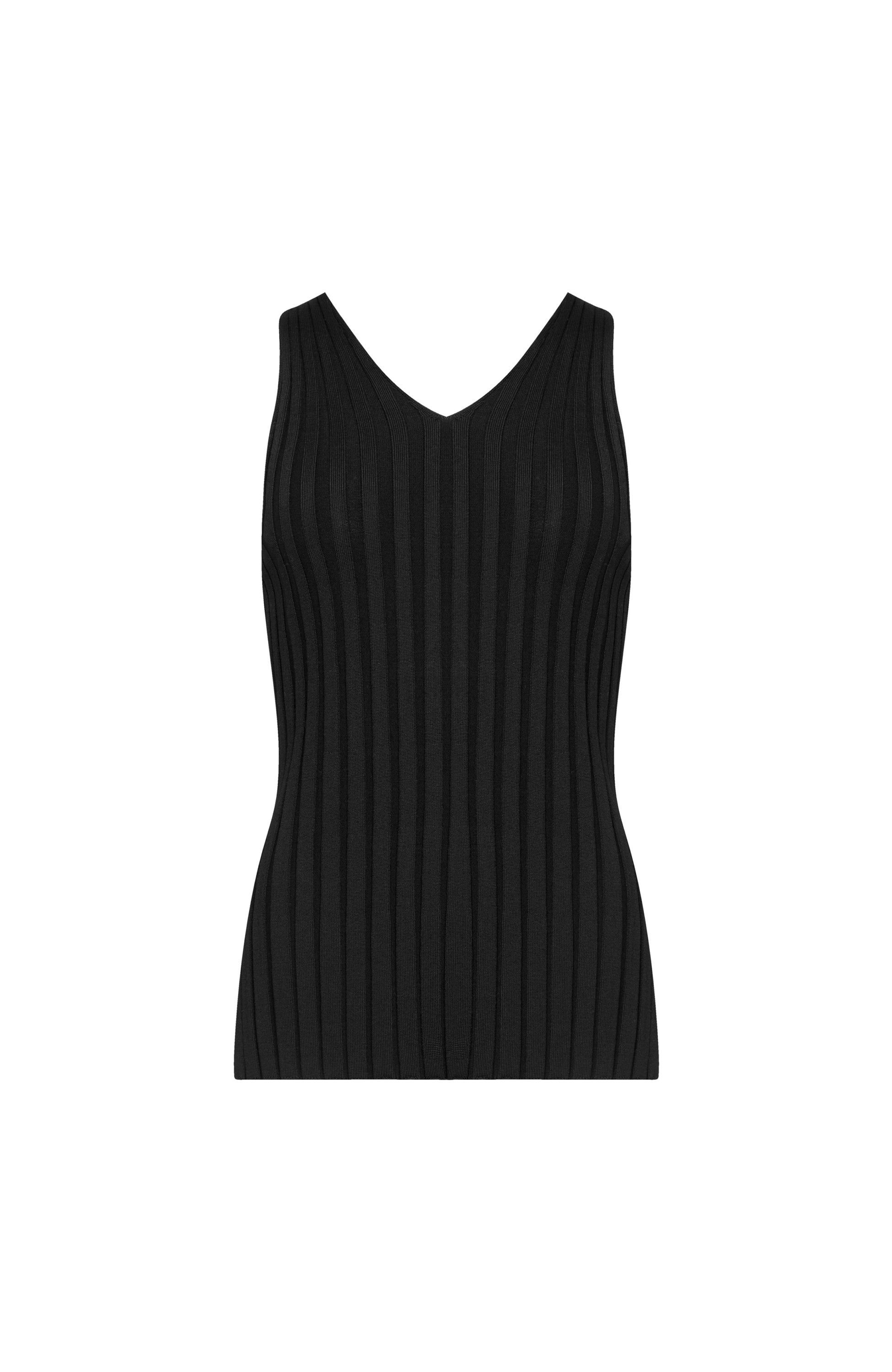 House of dagmar Black Seljal ristatud õlapaeltega topp marion image 7