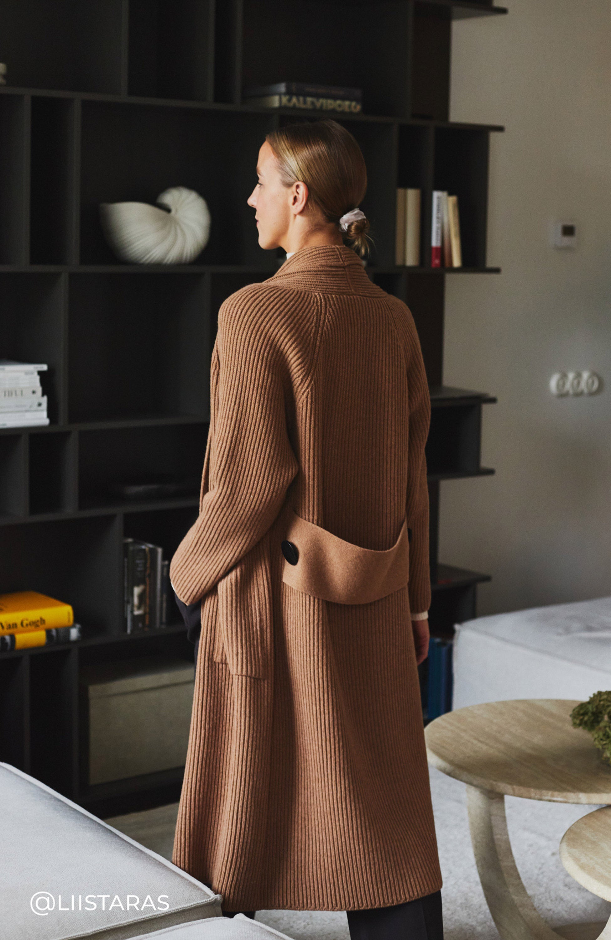 Erika cavallini Brown Długi sweter z dzianiny image 11